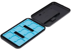 Suport cu cutie de depozitare carduri pentru Nintendo Switch / Switch 2 / Switch Lite / Switch OLED, Albastru - imagine 3