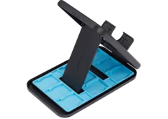 Suport cu cutie de depozitare carduri pentru Nintendo Switch / Switch 2 / Switch Lite / Switch OLED, Albastru