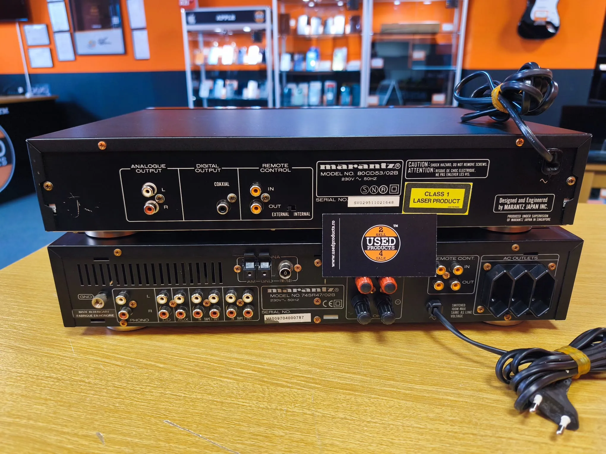 Linie Completa CD-53 + SR-47 Marantz ( CD Player HI-FI 80CD53/02B + Receiver Stereo HI-FI 74SR47/02B ), Telecomanda - imagine 2