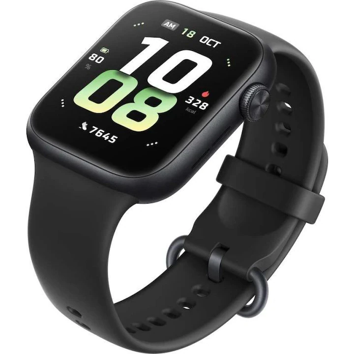 Smartwatch Honor Watch 5, GPS, Bluetooth, Functii Sport, Android/iOS, Black, STL-B19 - imagine 2