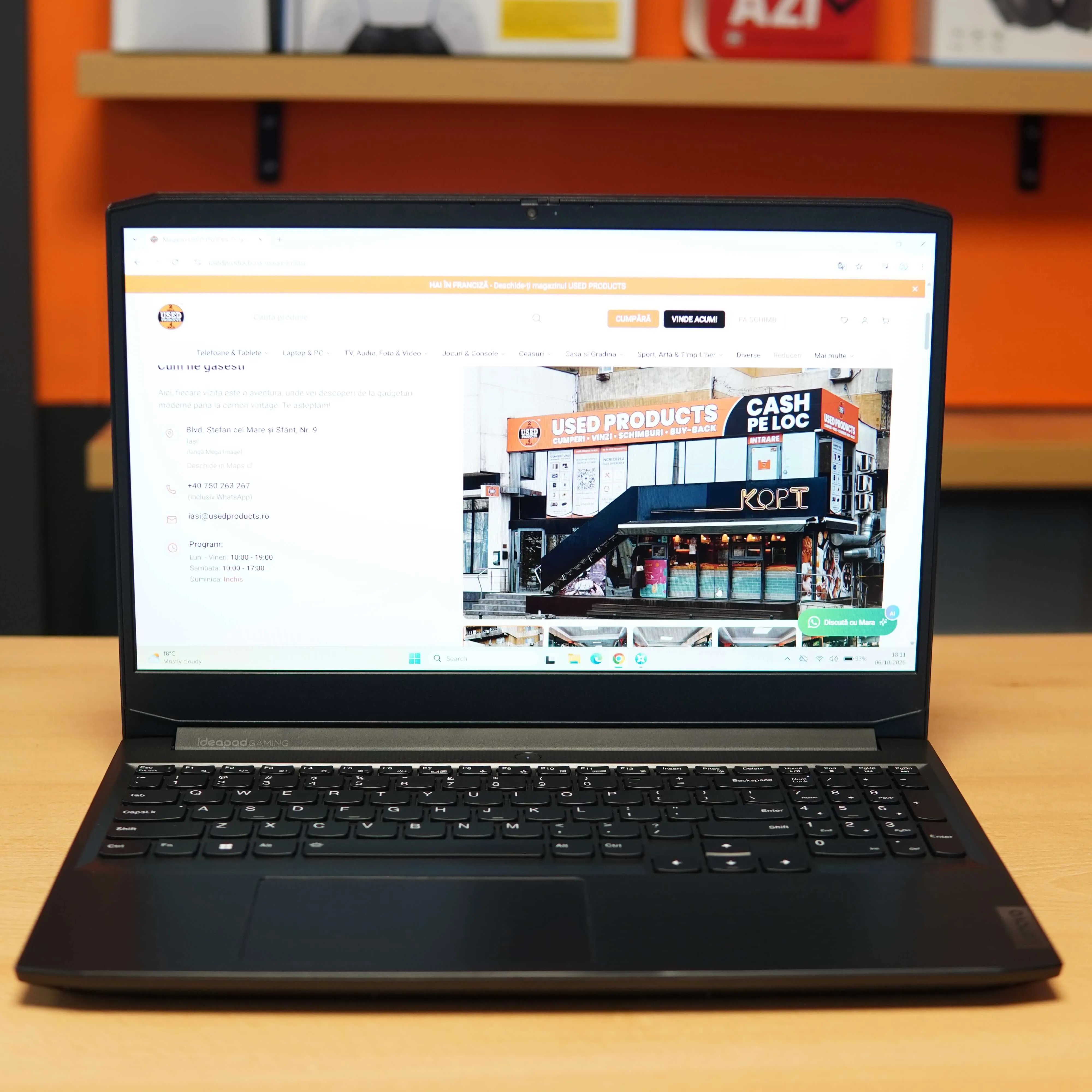 Laptop Gaming Lenovo IdeaPad Gaming 3 15ACH6, AMD Ryzen 5 5500h, 16 GB DDR4, 512 GB SSD, RTX 2050 4 GB, Negru - imagine 3