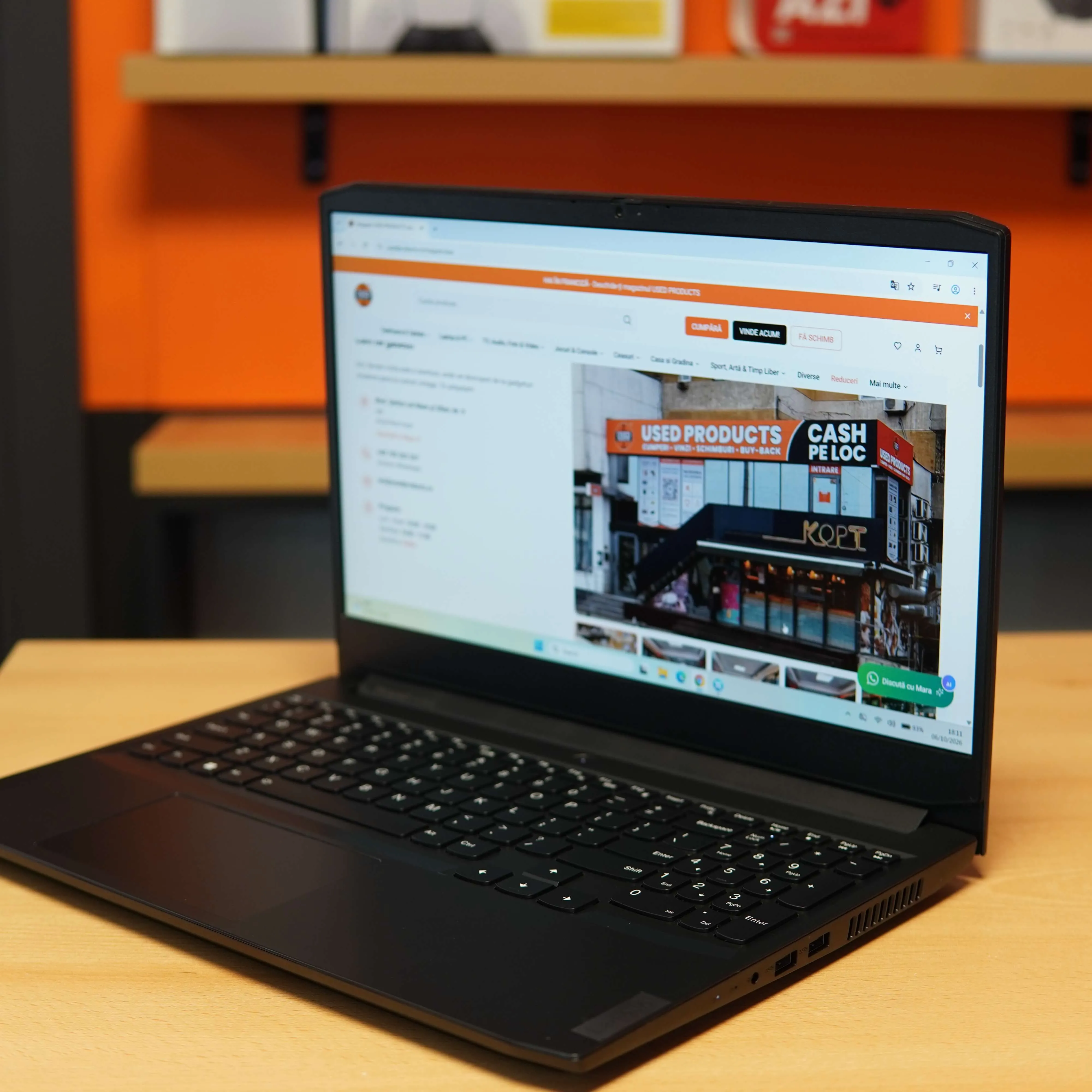 Laptop Gaming Lenovo IdeaPad Gaming 3 15ACH6, AMD Ryzen 5 5500h, 16 GB DDR4, 512 GB SSD, RTX 2050 4 GB, Negru - imagine 5