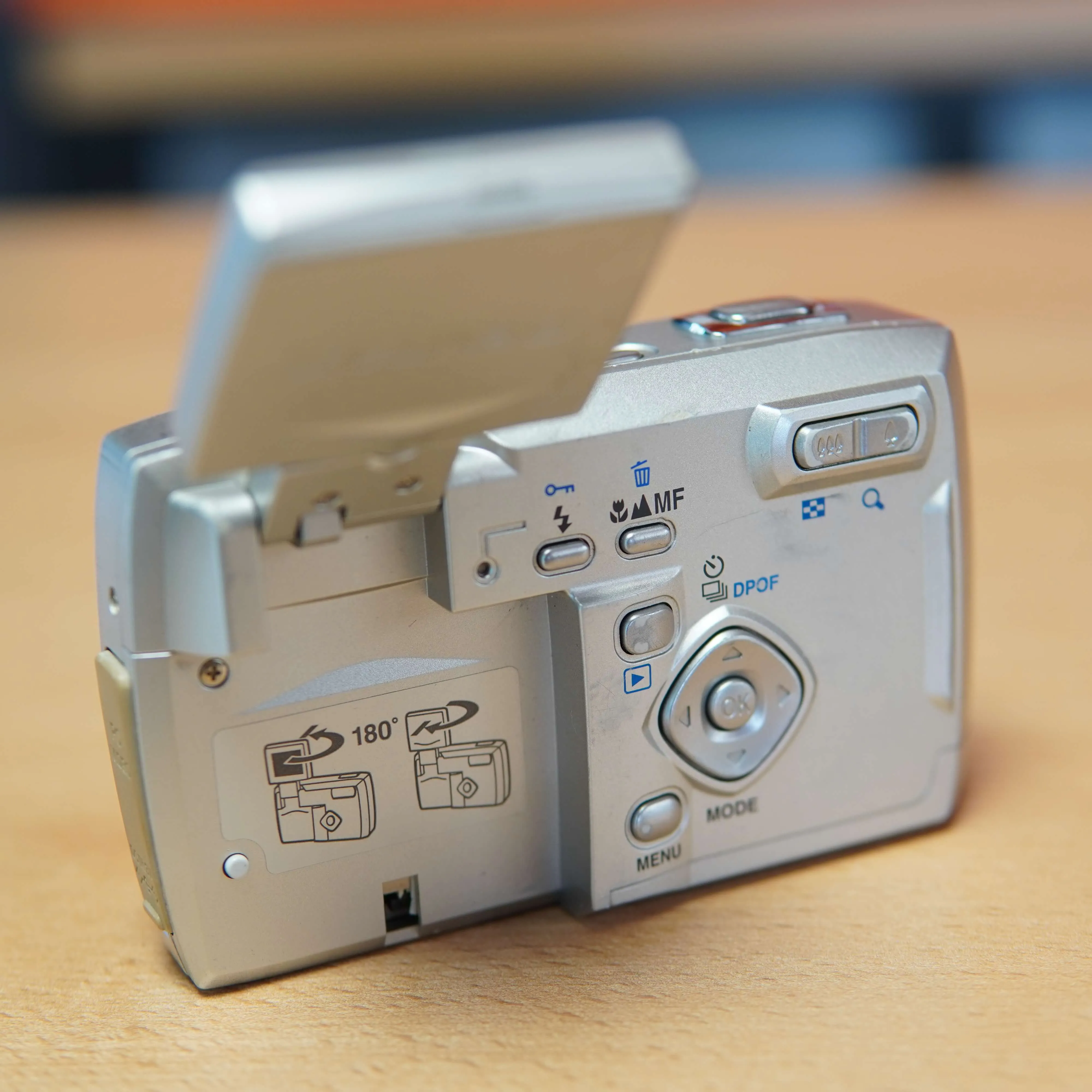 Camera Foto Vintage Pentax Optio 33L, 3.2 MP, 3x Zoom, Gri - imagine 9