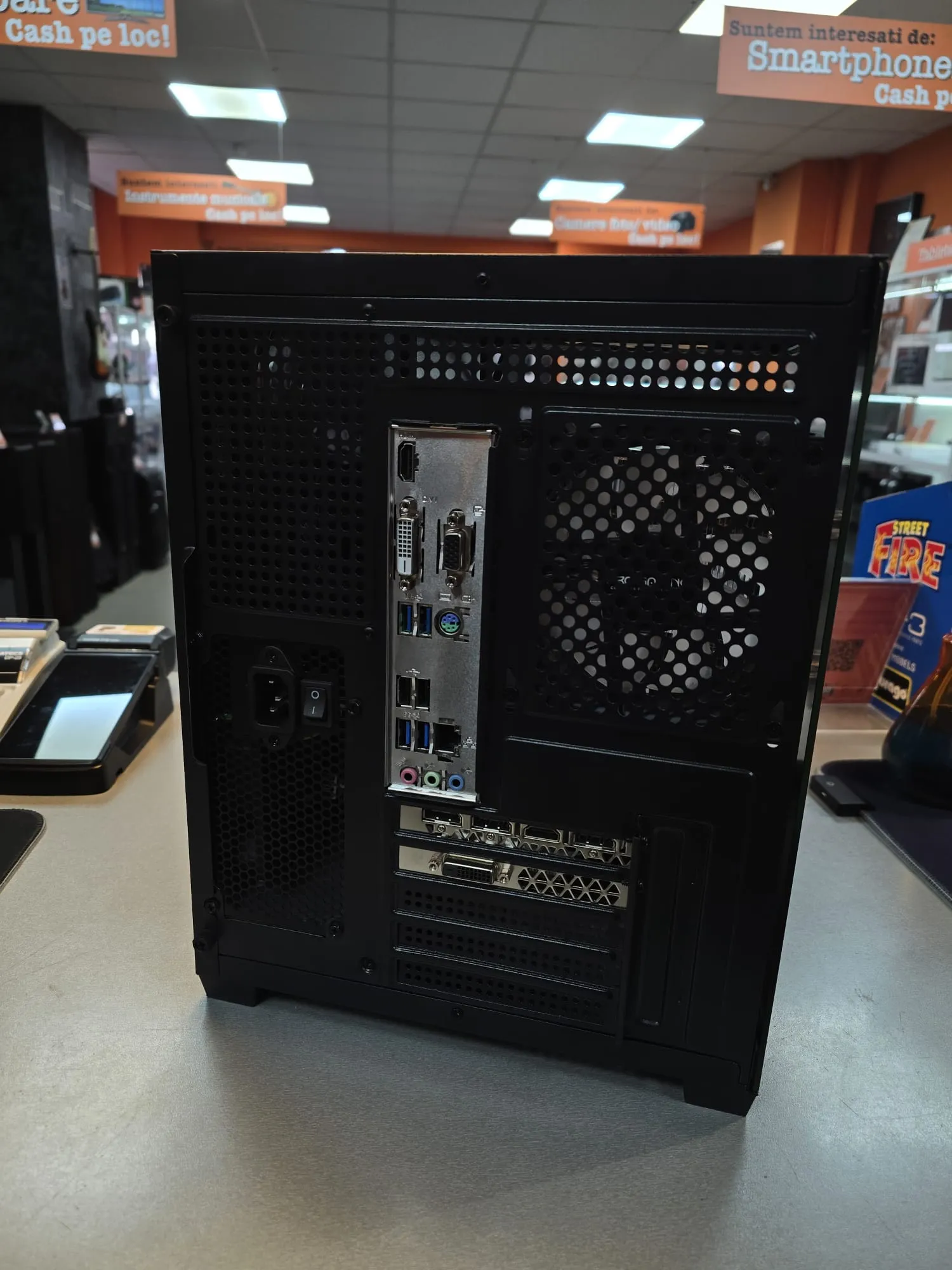 Sistem Desktop Gaming ProGaming Ambra Black Cube Tower, Procesor Intel Core i5-10400 6-Core, 4.3GHz, 16 Gb RAM DDR4, HDD 1 Tb, SSD 512 Gb NVMe, NVIDIA GeForce GTX 1080 8 Gb, USB, HDMI, DisplayPort - imagine 3