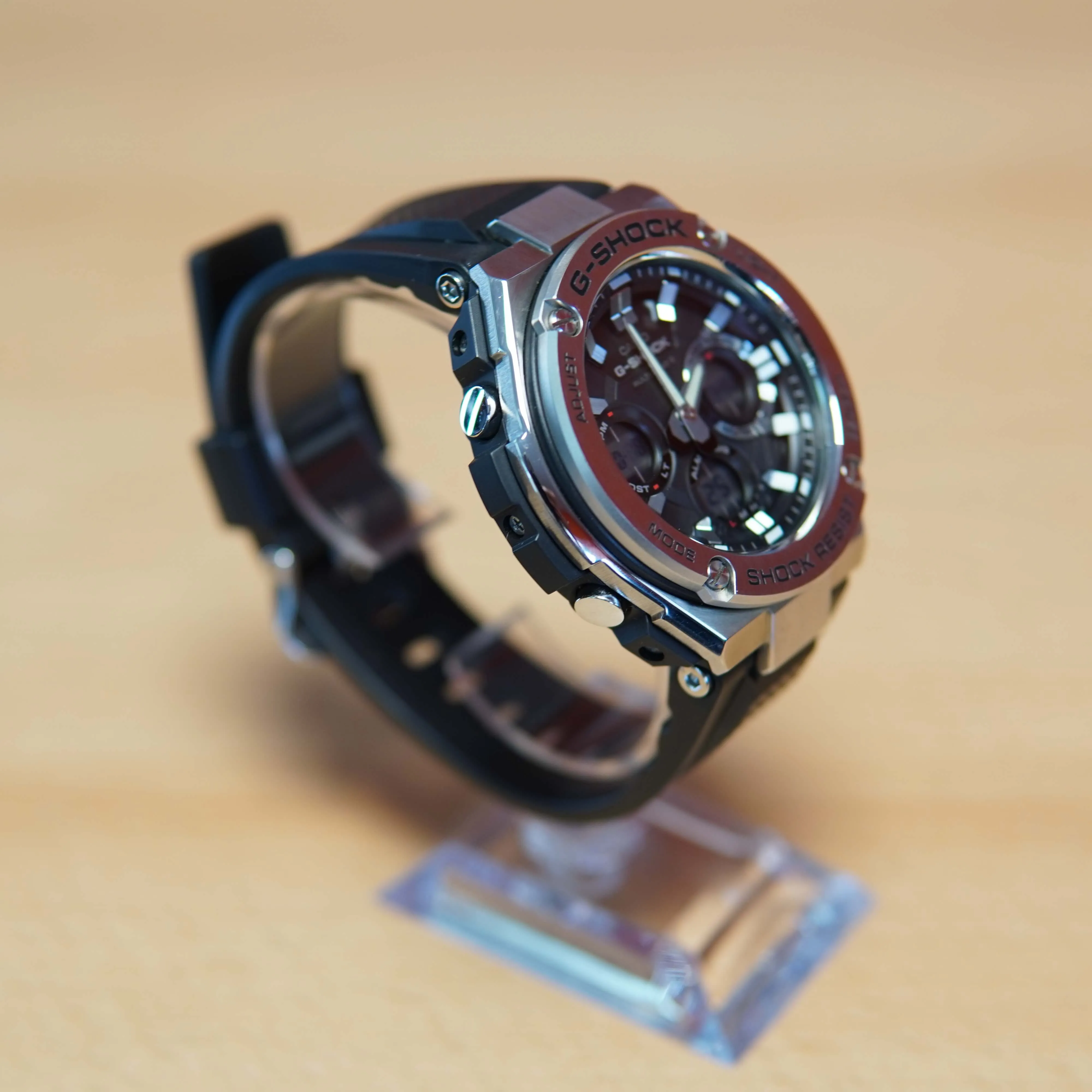 Ceas Casio G-Shock GST-W110-1AER, QUARTZ, WR 200M, INOX, Argintiu - imagine 4