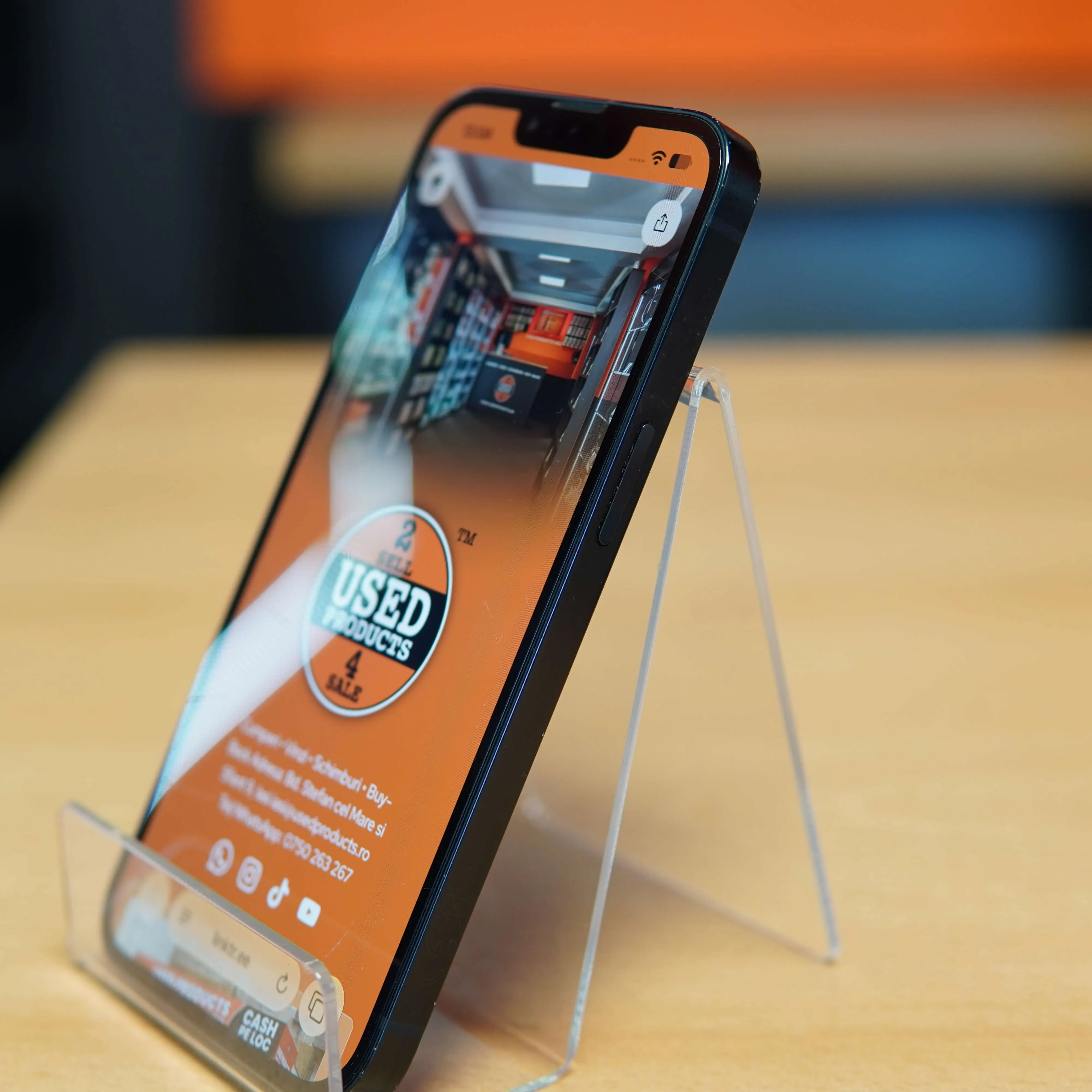 Apple iPhone 13 128 GB, Albastru (Foarte uzat) - imagine 4