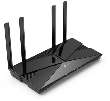 Router TP-Link EX220, AX1800, Wi-Fi 6, 1800 Mbit/s, Dual Band 2.4 GHz/5 GHz, Negru
