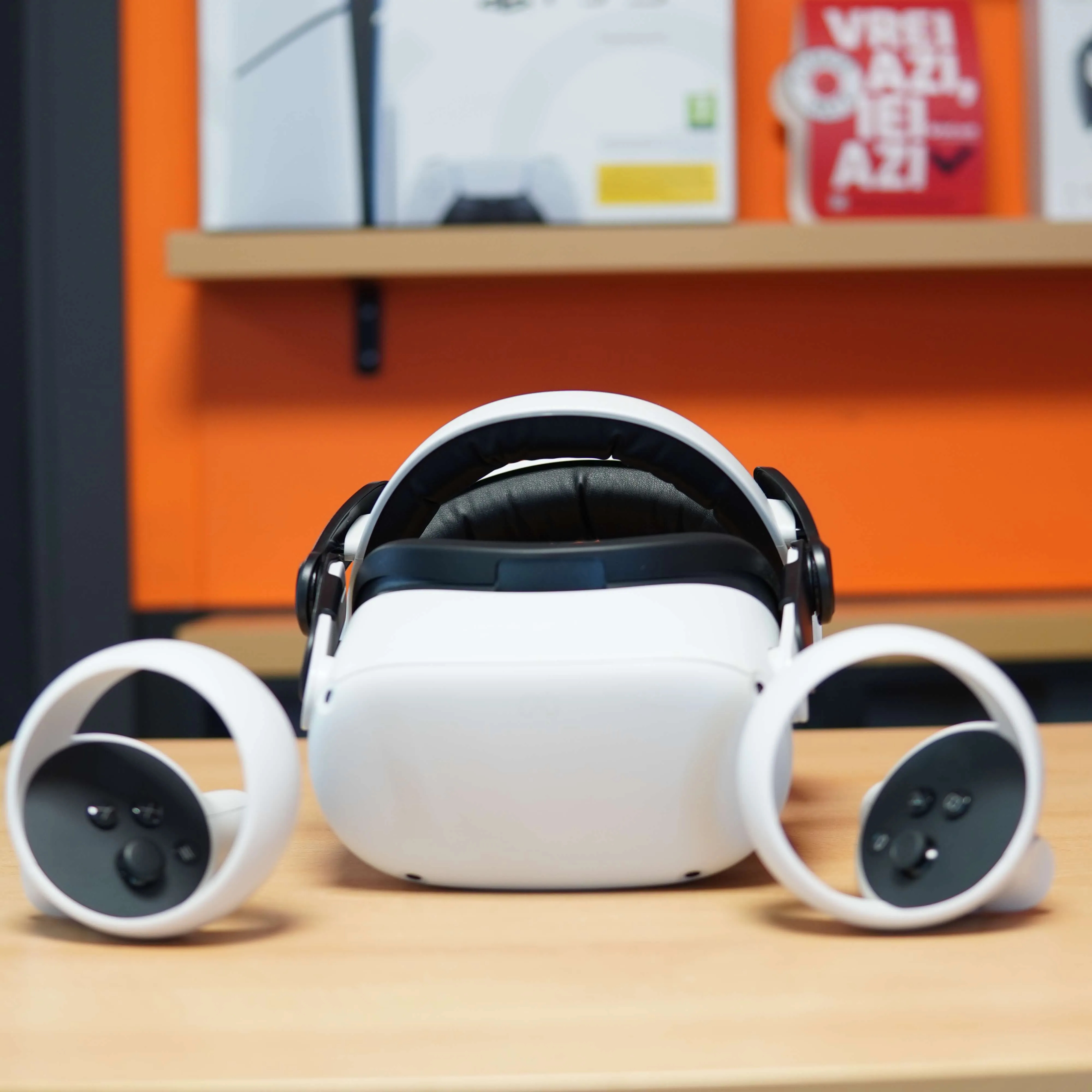 Casca VR All-in-One Meta Quest 2, 128 GB, USB-C, + Extensie Cap, White - imagine 2