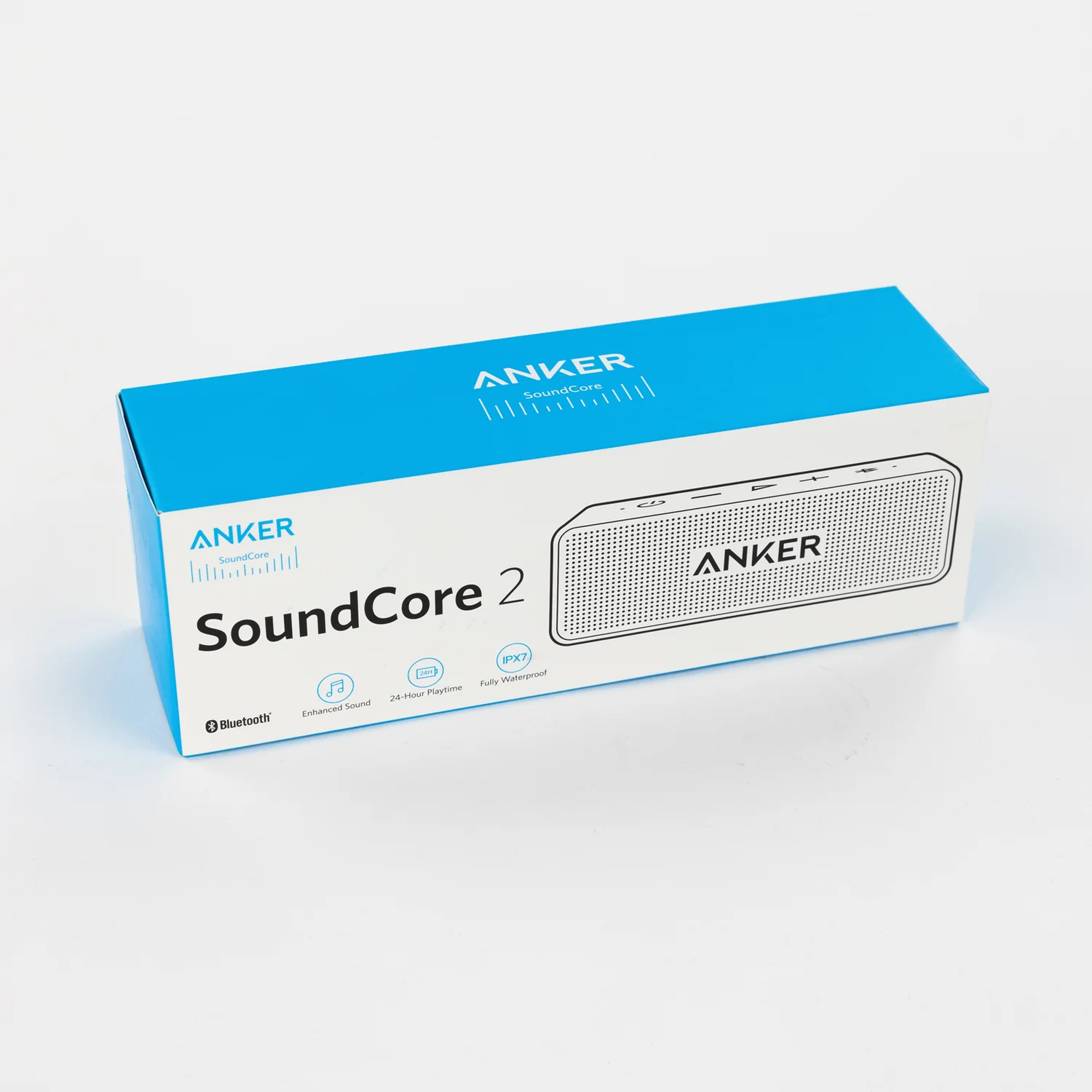Boxa portabila Anker SoundCore 2, Wireless, Bluetooth 4.2, 24 Ore, IPX7, Negru