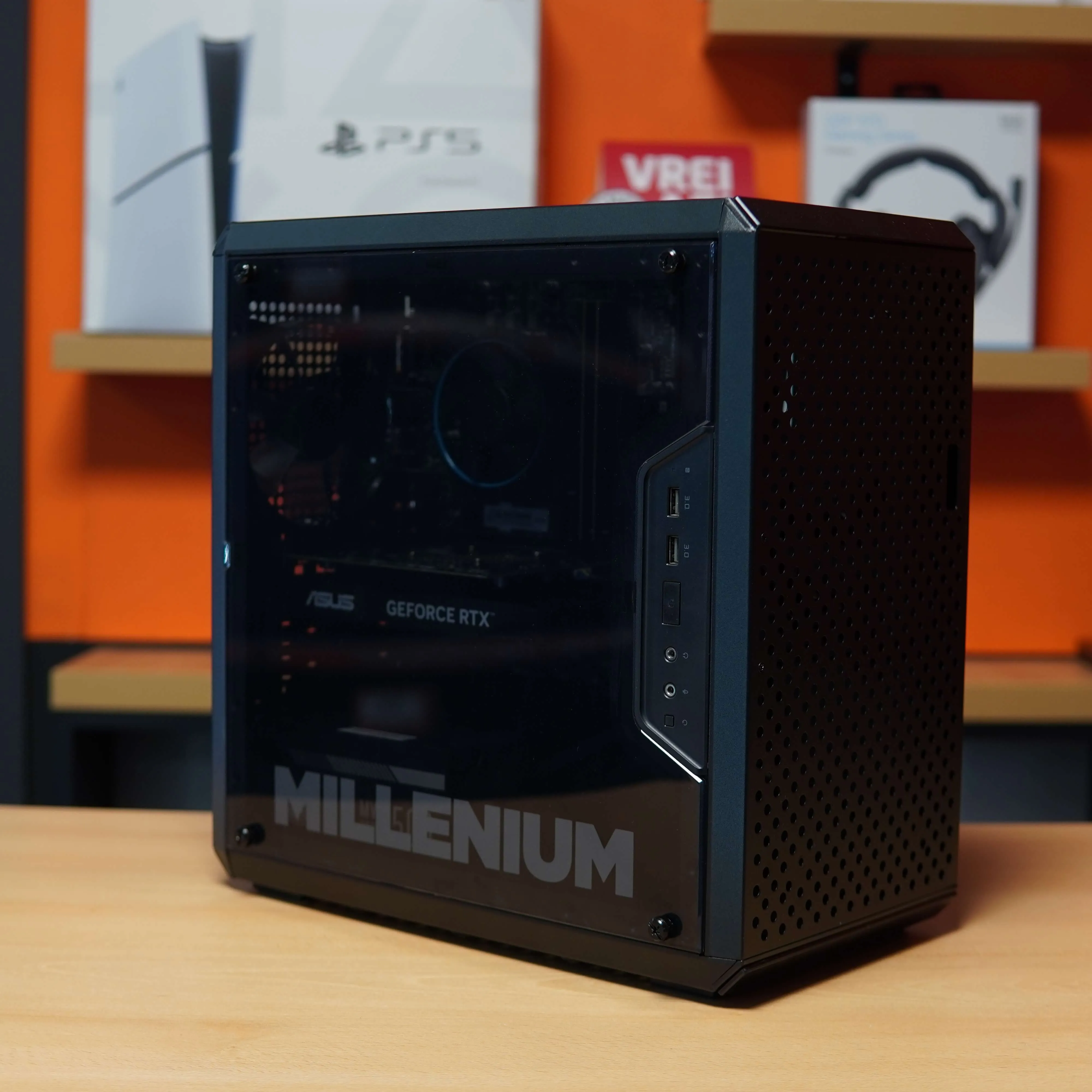 Desktop Gaming i5-12400F, 16 GB RAM DDR4, 512 GB SSD, RTX 3050 6 GB DDR6, Windows 11, Negru - imagine 2