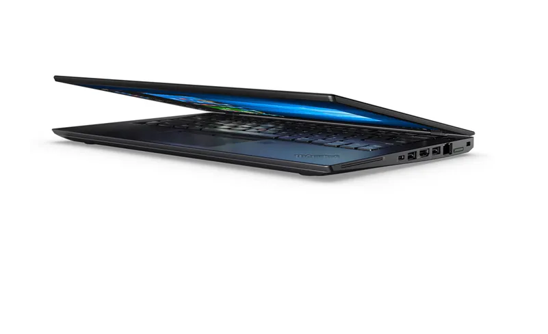 Laptop ultraportabil Lenovo ThinkPad T470s, Display 14 inch FHD IPS, Procesor Intel Core i7-7600U, 16 Gb RAM, SSD 256, Intel HD Graphics 620, Tunderbolt, Amprenta, HDMI, Ethernet, 4G, Ethernet, Negru - imagine 2