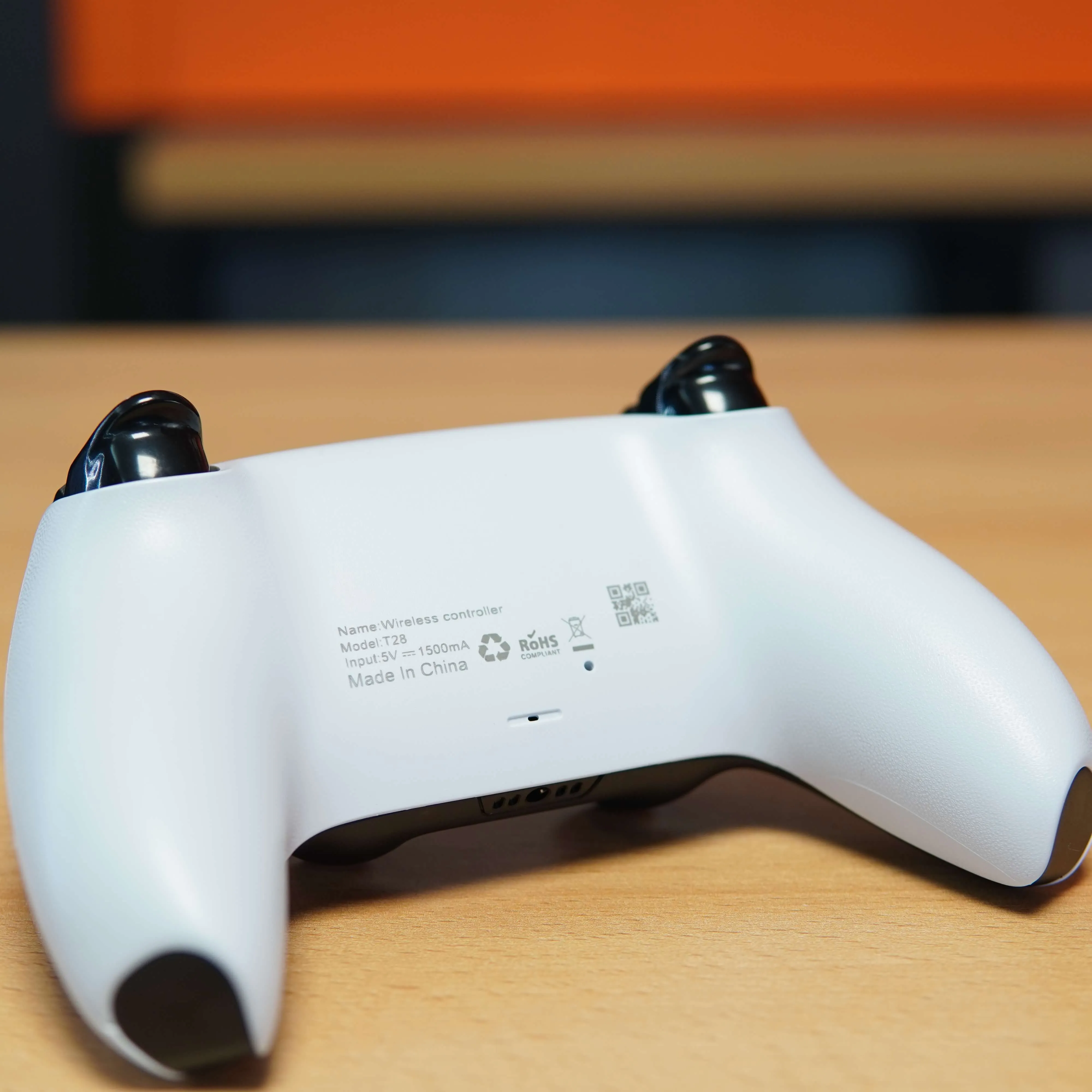 Controller Compatibil cu PS4 (nu este original), USB-C, Alb - imagine 5