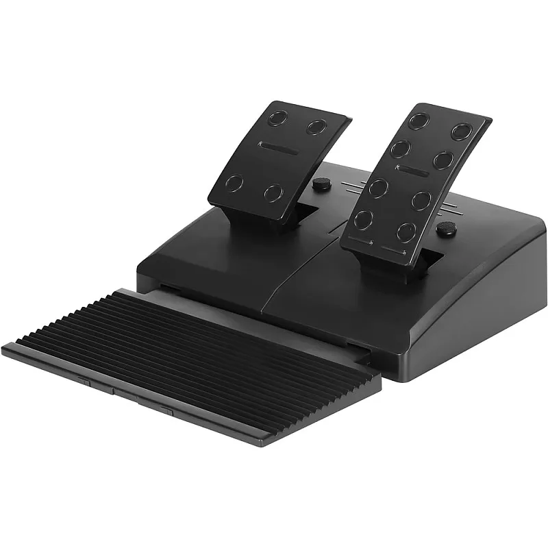 Volan Gaming cu pedale Marvo Scorpion GT-902, 180 grade, Vibratii, pentru PC, PS3, PS4, Xbox ONE, rosu-negru - imagine 2