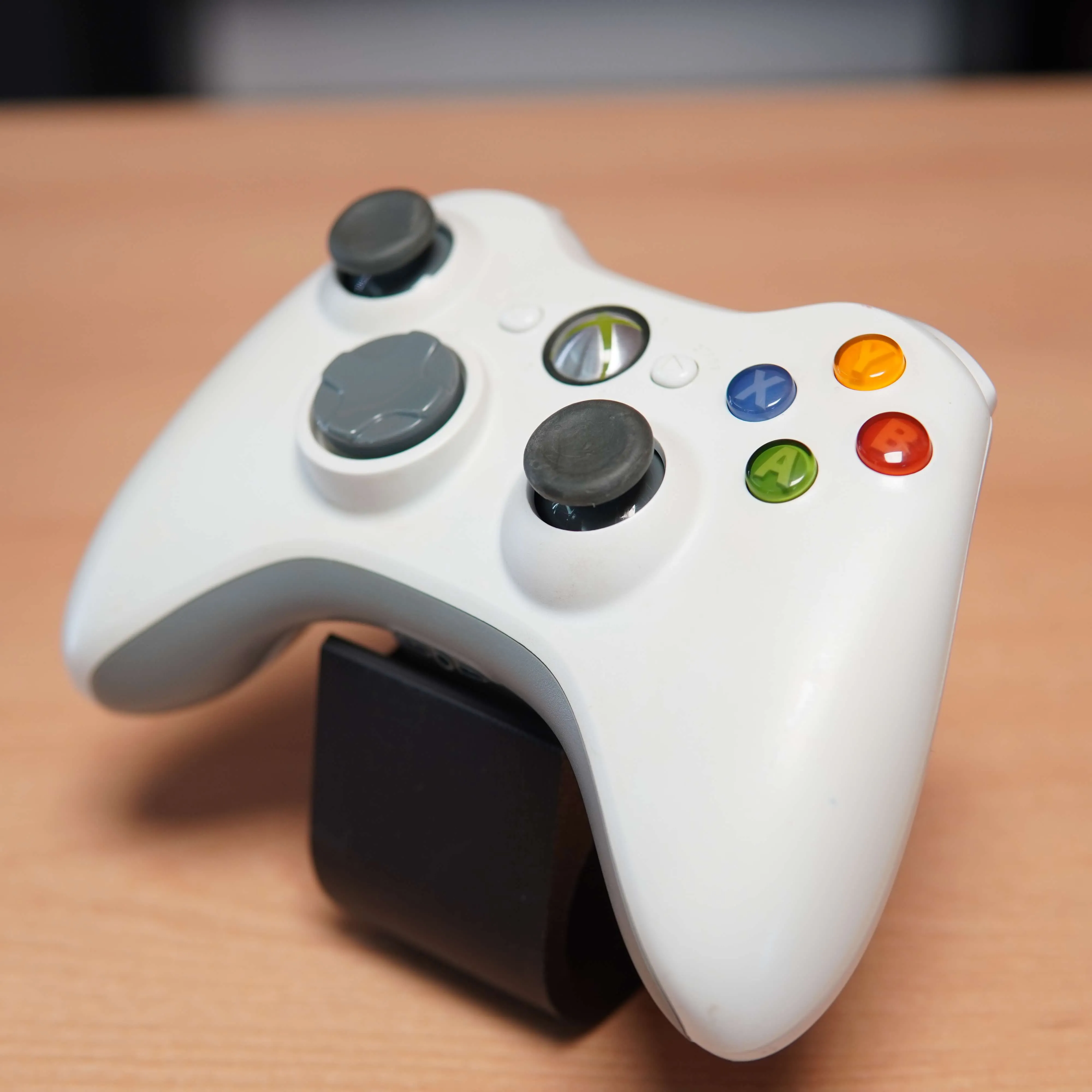 Controller Microsoft Xbox 360, Wireless, Alb - imagine 4