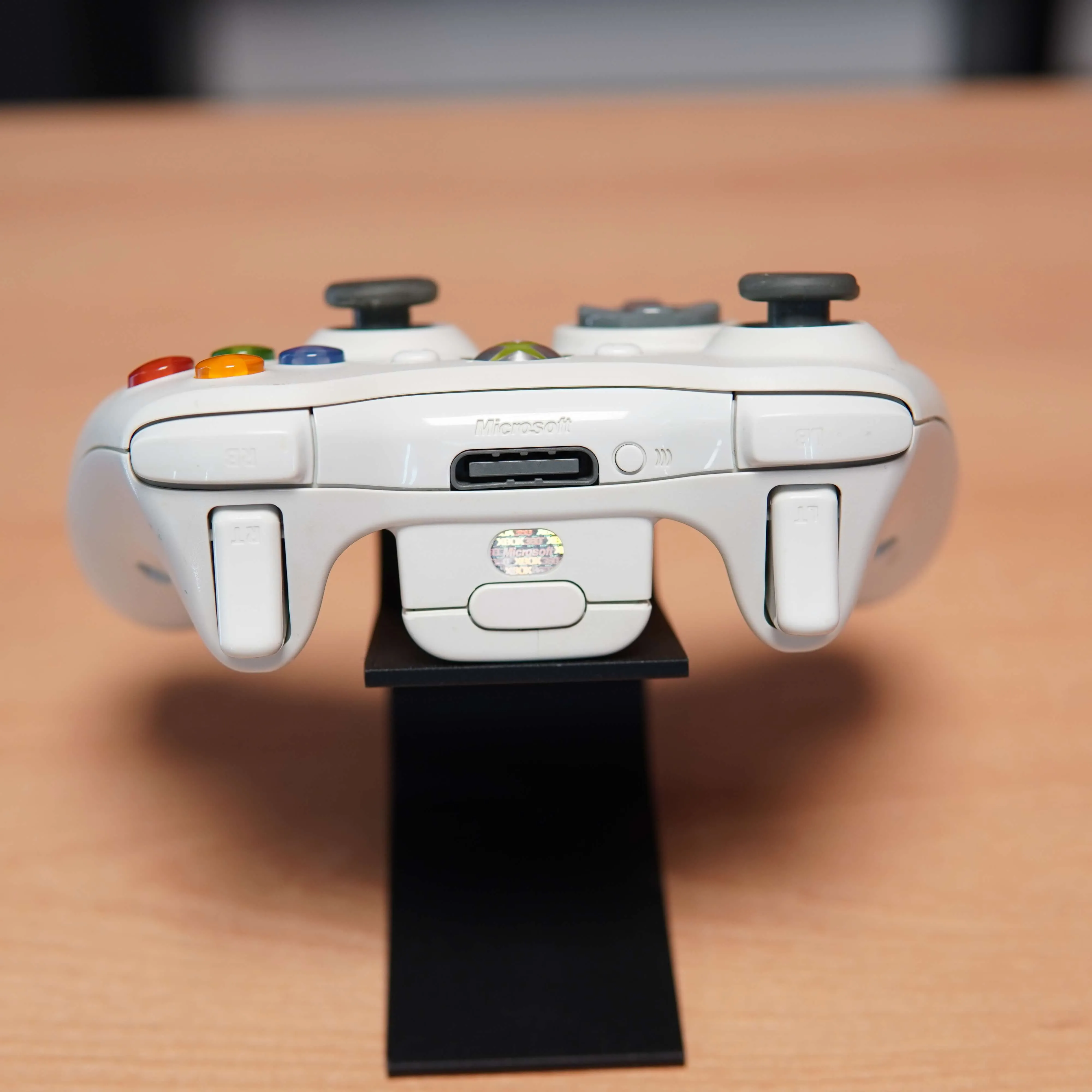 Controller Microsoft Xbox 360, Wireless, Alb - imagine 5