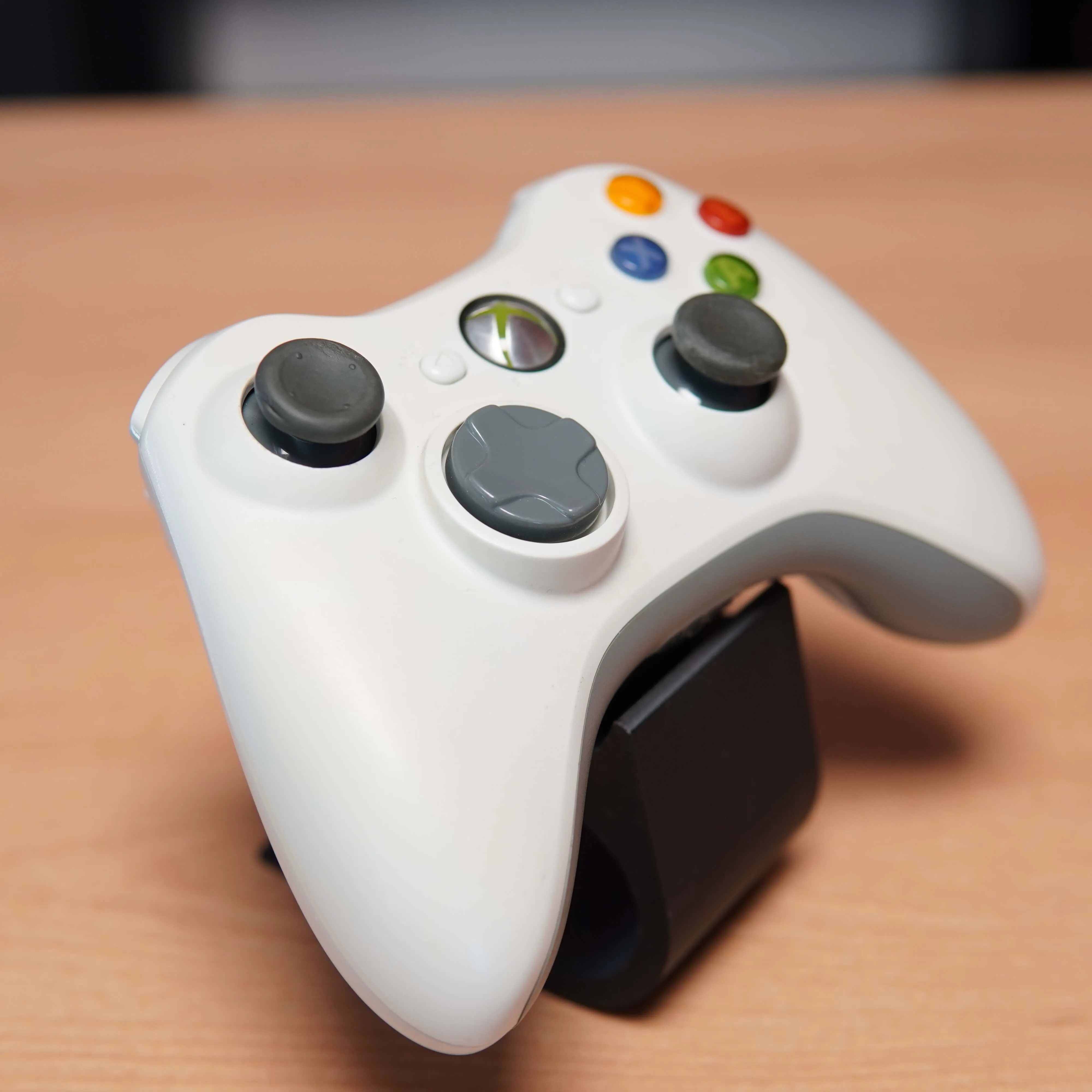 Controller Microsoft Xbox 360, Wireless, Alb - imagine 3