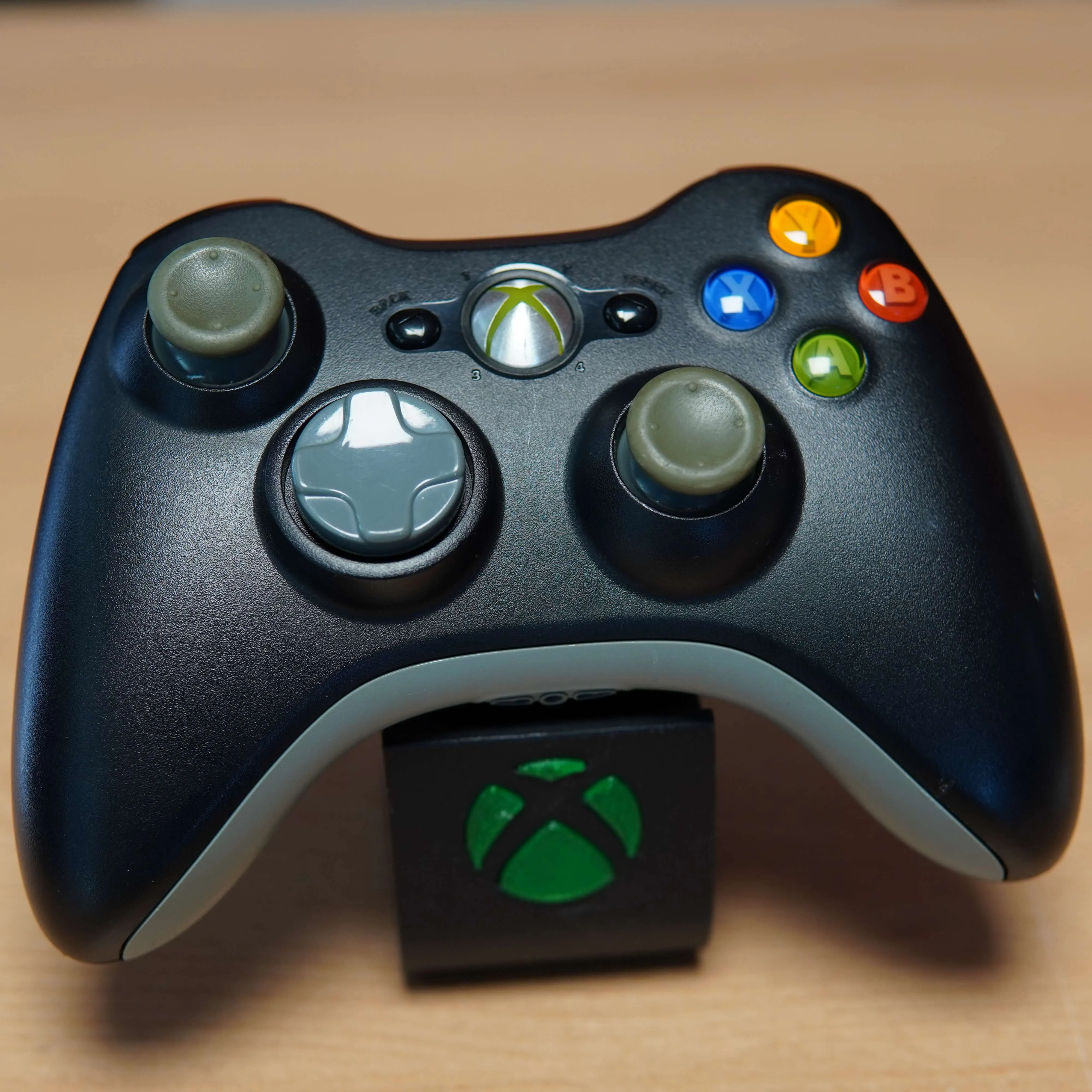Controller Microsoft Xbox 360, Wireless, Negru - imagine 2