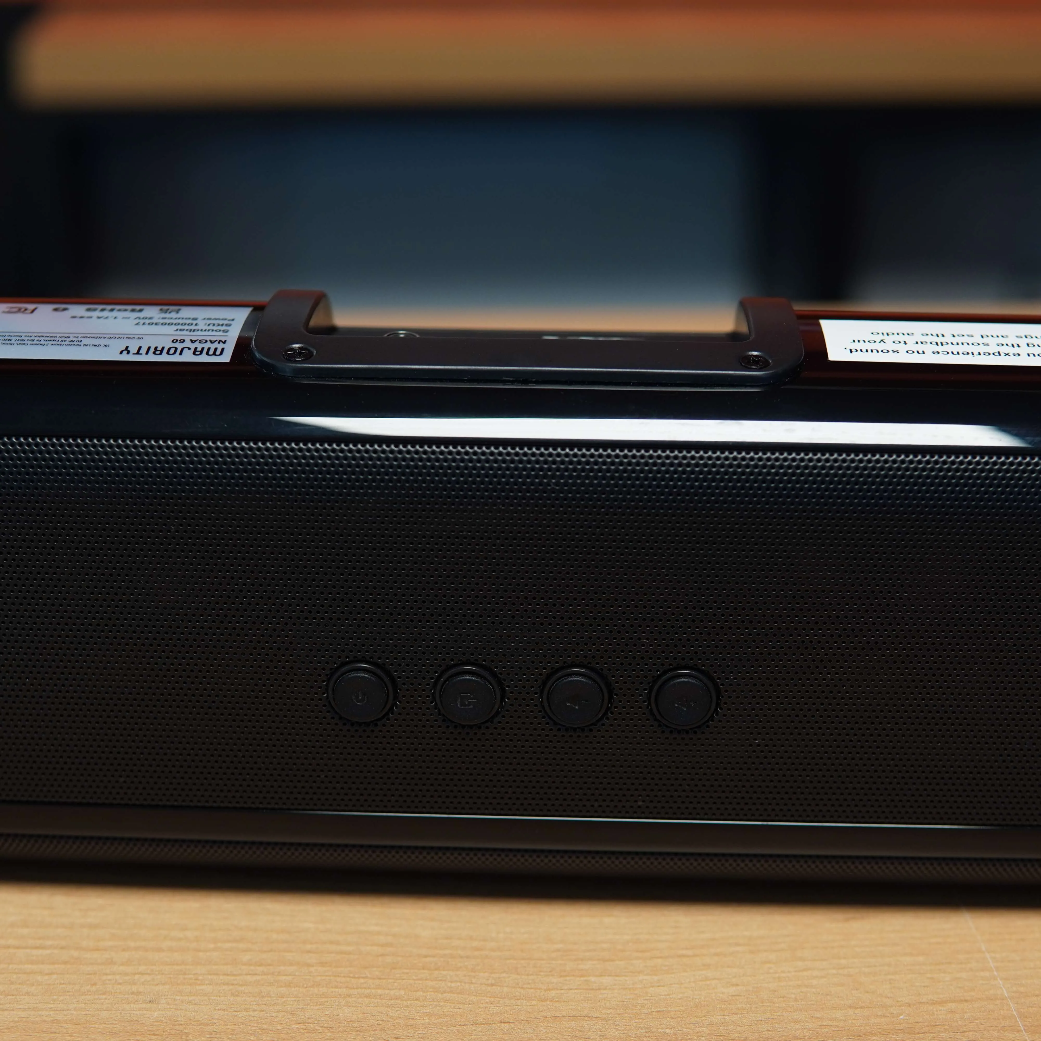 Soundbar Majority Naga 60, 2.1, Bluetooth, PC, Wireless, AUX, 120 W, Negru - imagine 7