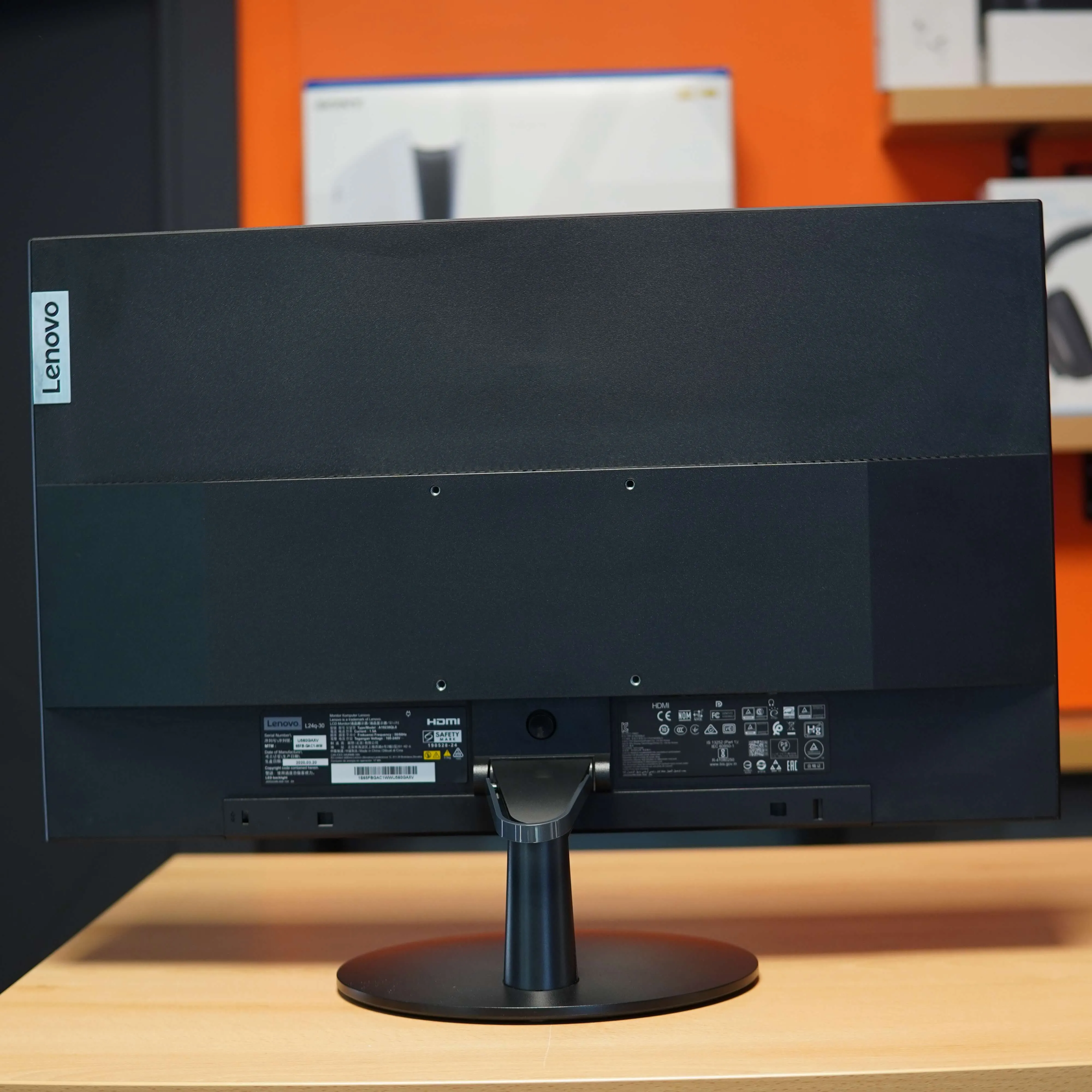 Monitor Lenovo L24Q-30, 24'', QHD / 2K, 75Hz, IPS, HDMI, Negru - imagine 6