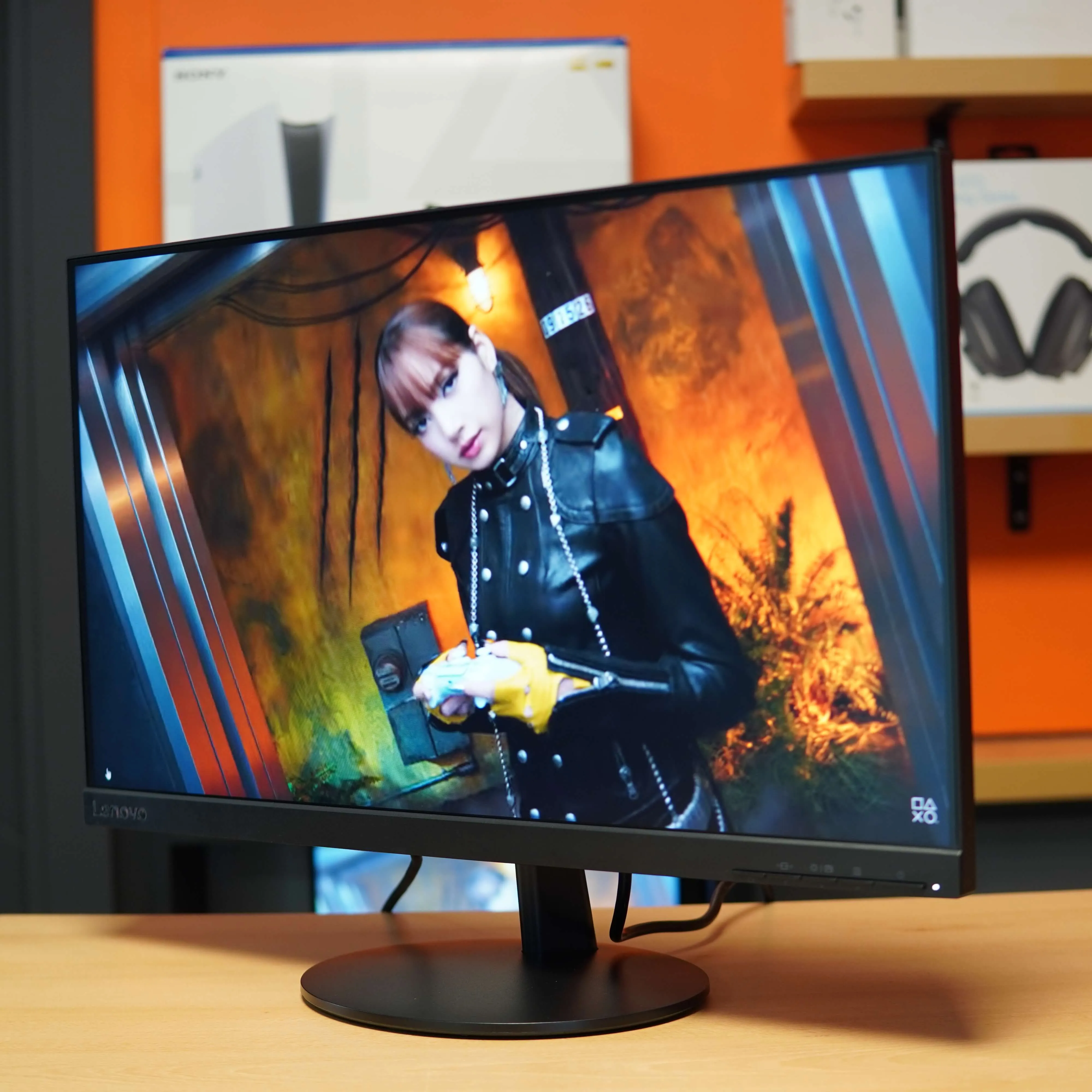 Monitor Lenovo L24Q-30, 24'', QHD / 2K, 75Hz, IPS, HDMI, Negru - imagine 4