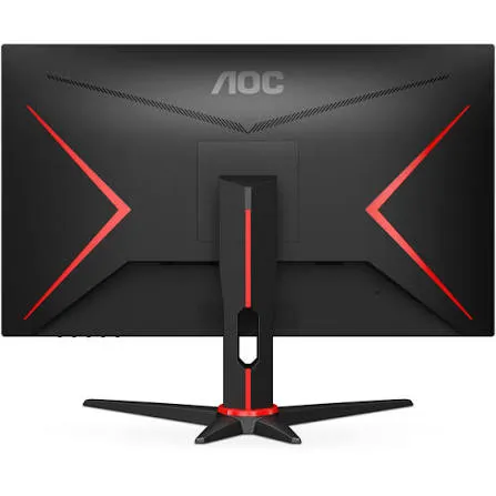 Monitor gaming LED VA AOC 24G2SAE/BK, 23.8 Inch, Full HD, 165Hz, DisplayPort, AdaptiveSync, Vesa, Negru/Rosu - imagine 2