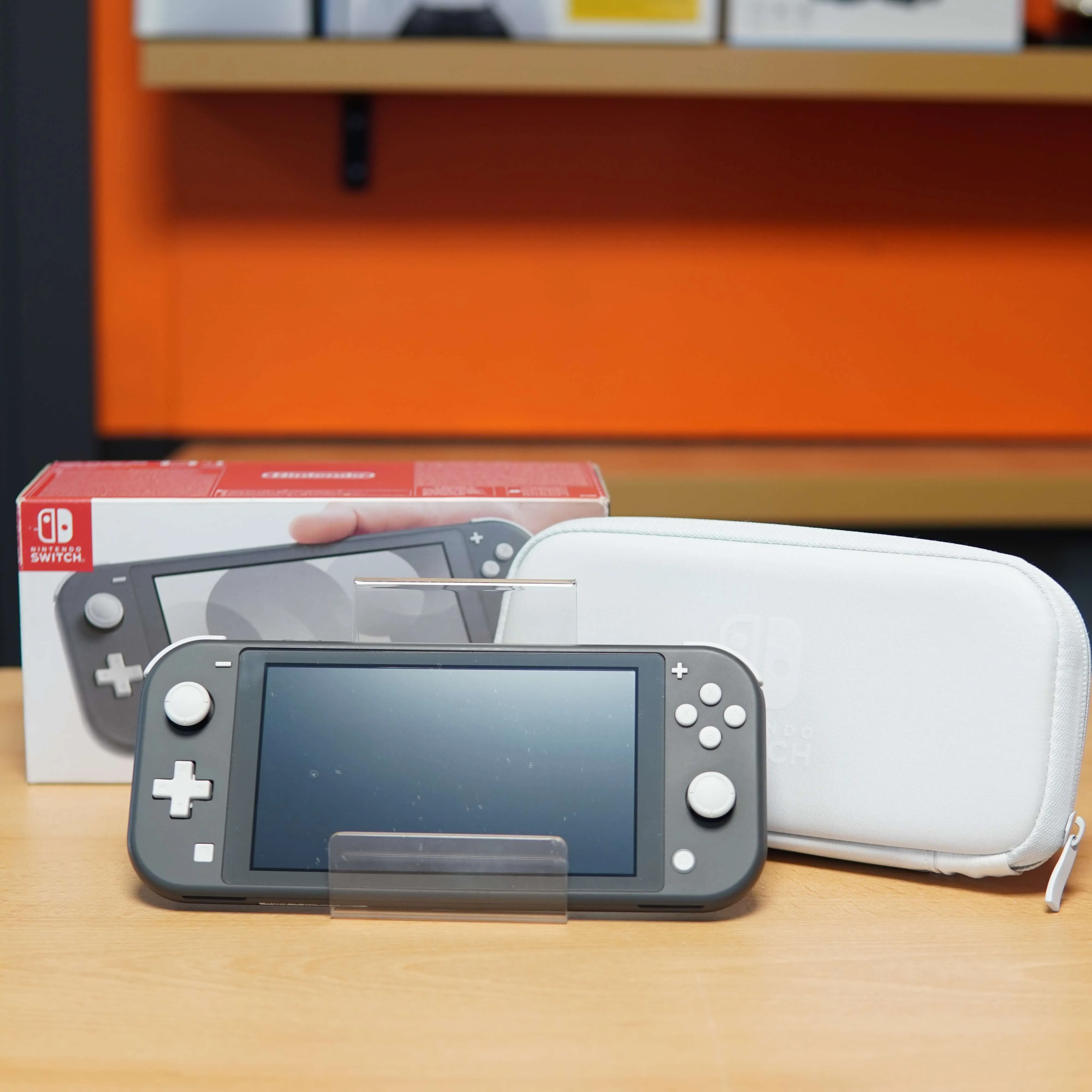 Consola Nintendo Switch Lite, HDH-001, 32GB, Gri + Husa - imagine 2