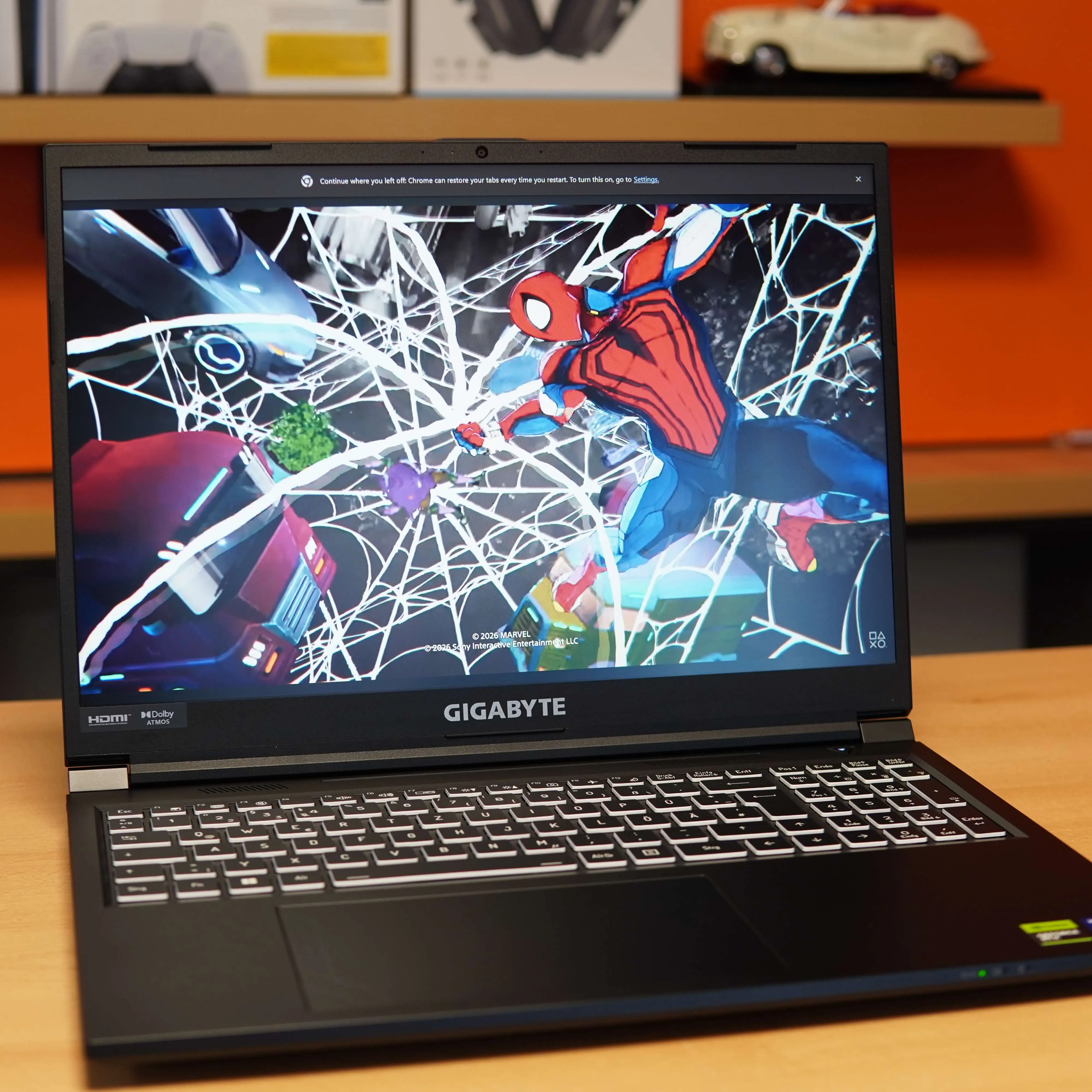 Laptop Gaming Gigabyte RC56, i7-13620h, 16 GB DDR5, 1 TB SSD, RTX 4050 6 GB, Layout QWERTZ, Negru - imagine 2