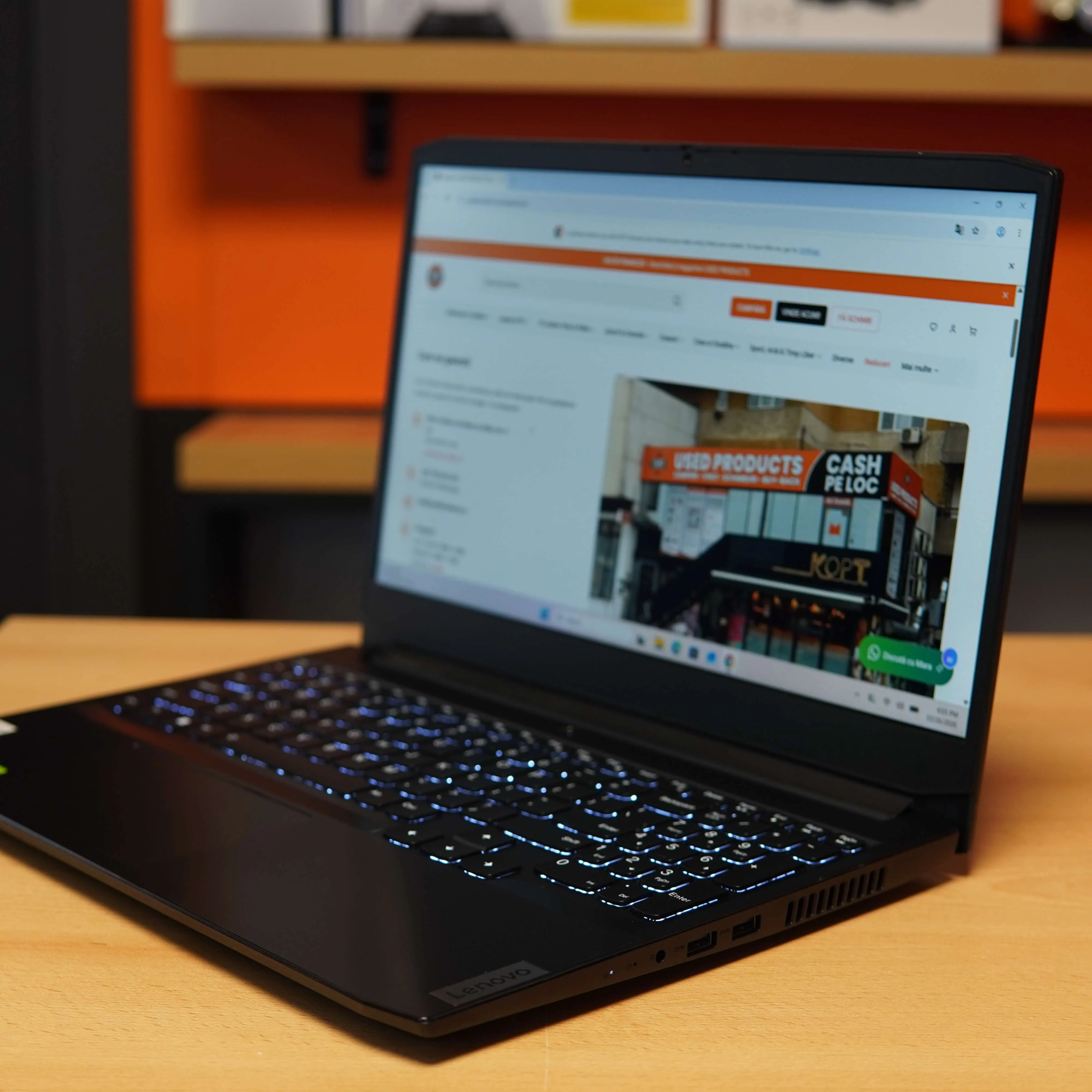 Laptop Gaming Lenovo IdeaPad Gaming 3 15ACH6, AMD Ryzen 5 5600H, 16 GB DDR4, 512GB SSD, GTX 1650 4 GB, Negru - imagine 4