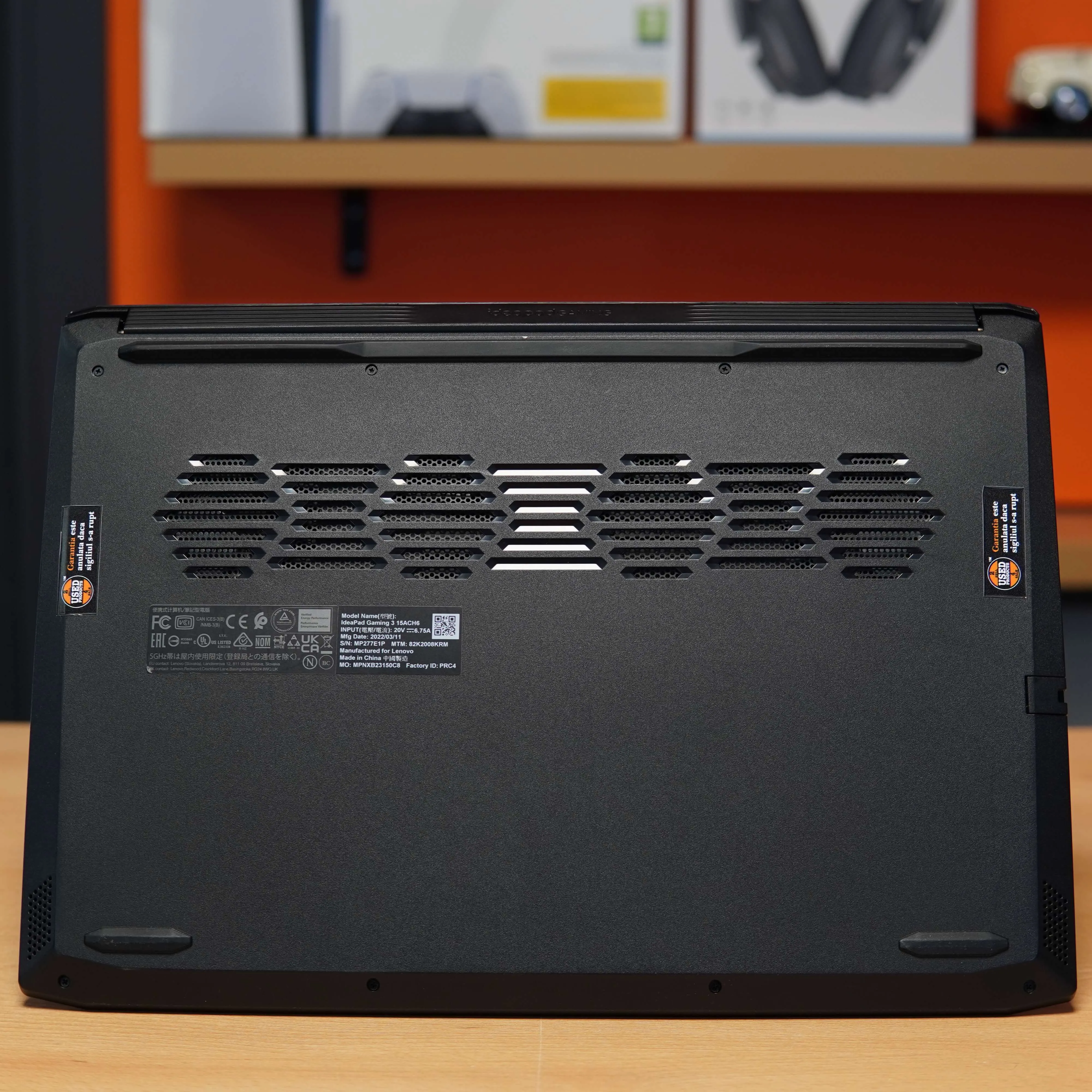 Laptop Gaming Lenovo IdeaPad Gaming 3 15ACH6, AMD Ryzen 5 5600H, 16 GB DDR4, 512GB SSD, GTX 1650 4 GB, Negru - imagine 16
