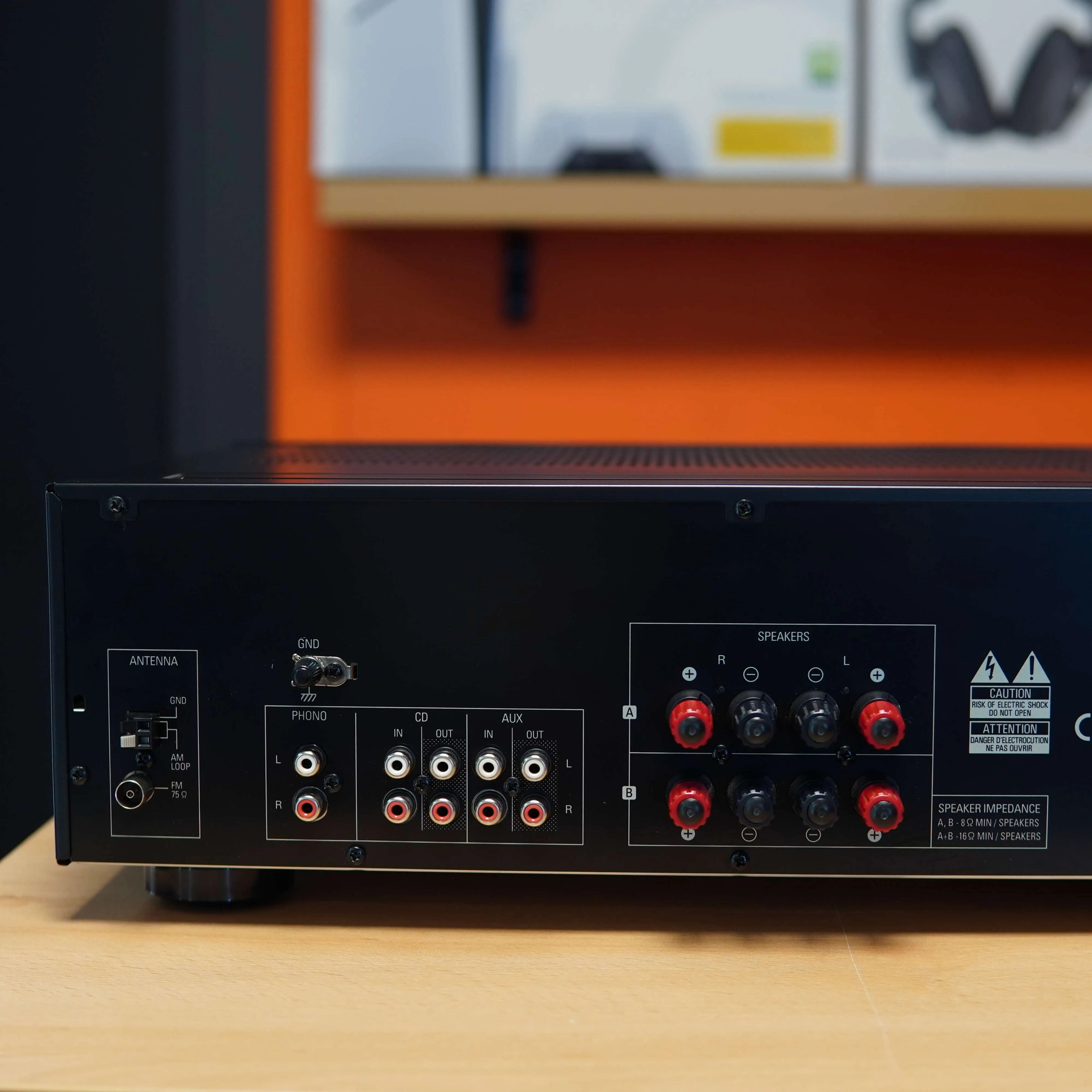 Amplificator Audio Sherwood RX-4508, Bluetooth, Radio AM / FM, CD, AUX, Phono, 2x 100W - imagine 6