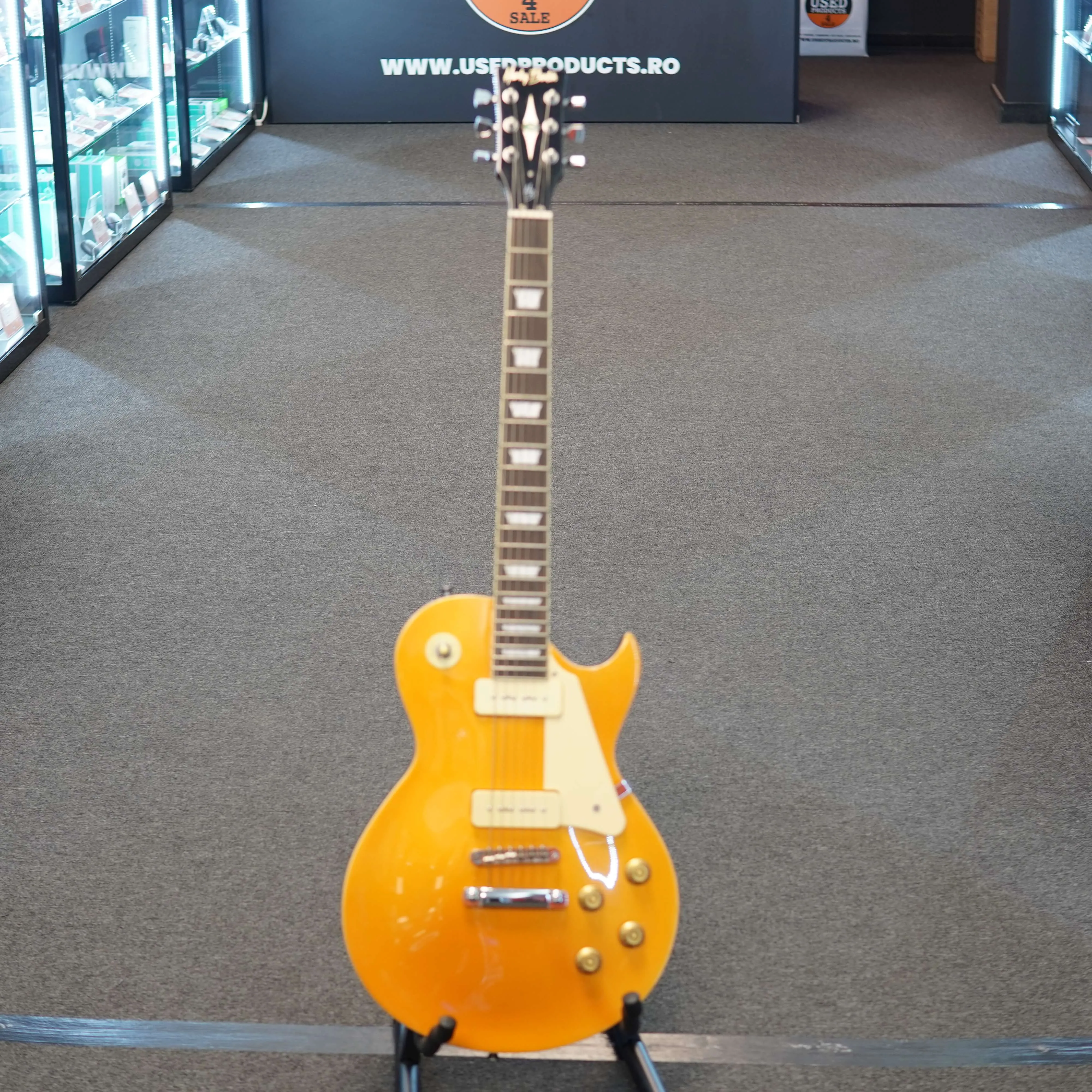 Chitara Electrica Harley Benton SC-450 P90 GT Classic Series + Husa de transport ABS - imagine 3