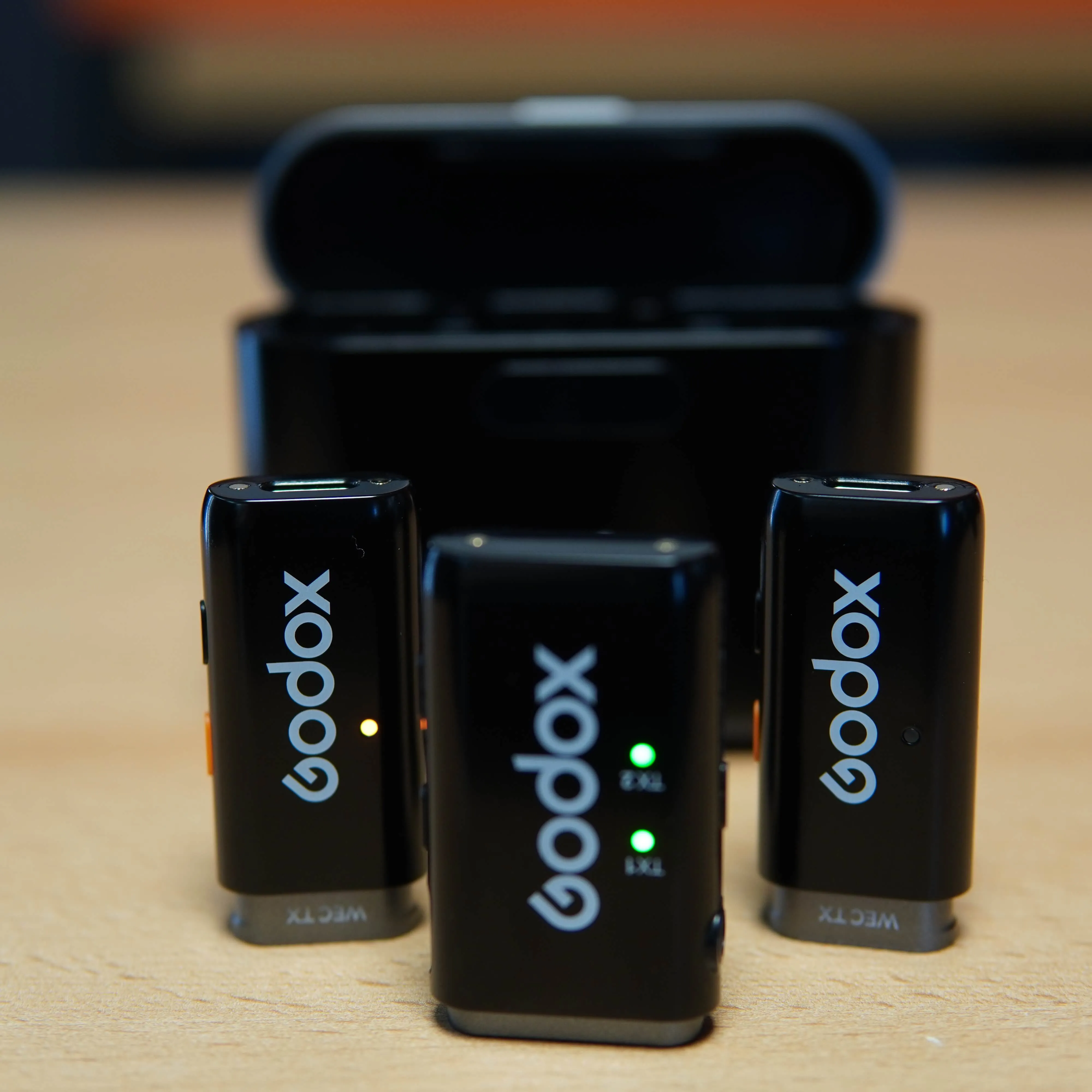 Set Microfon Wireless Godox WEC C1, Negru - imagine 6