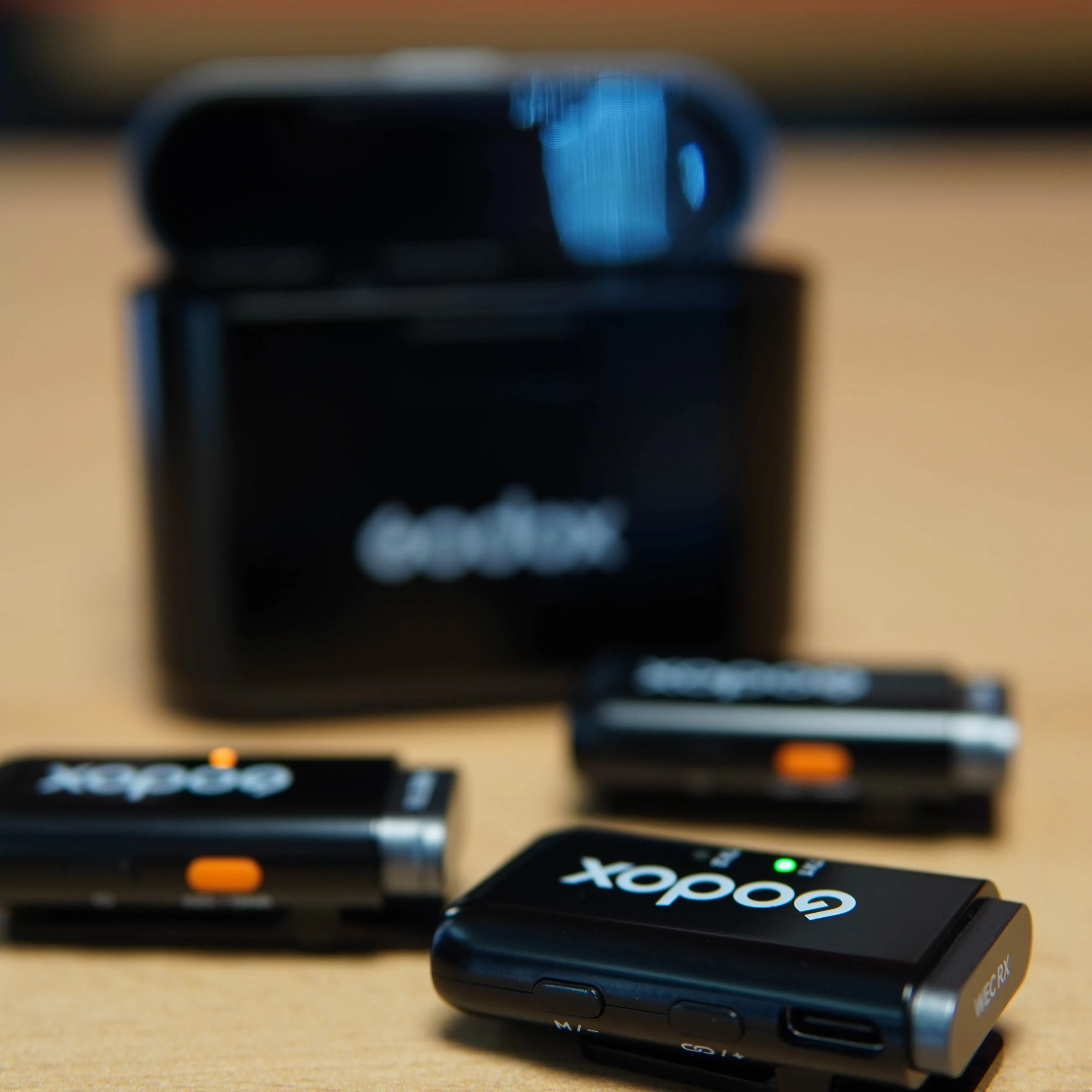 Set Microfon Wireless Godox WEC C1, Negru - imagine 7