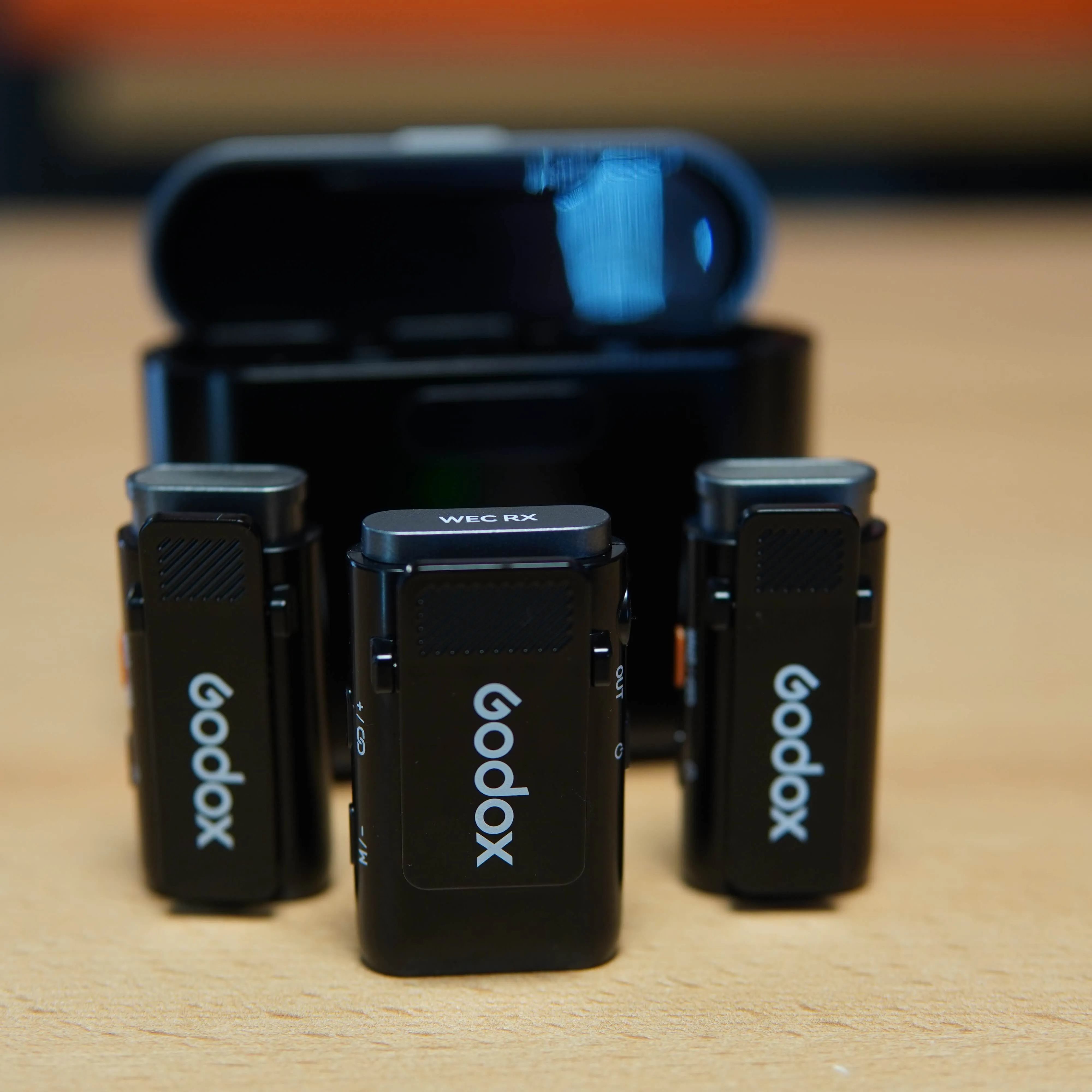 Set Microfon Wireless Godox WEC C1, Negru - imagine 8