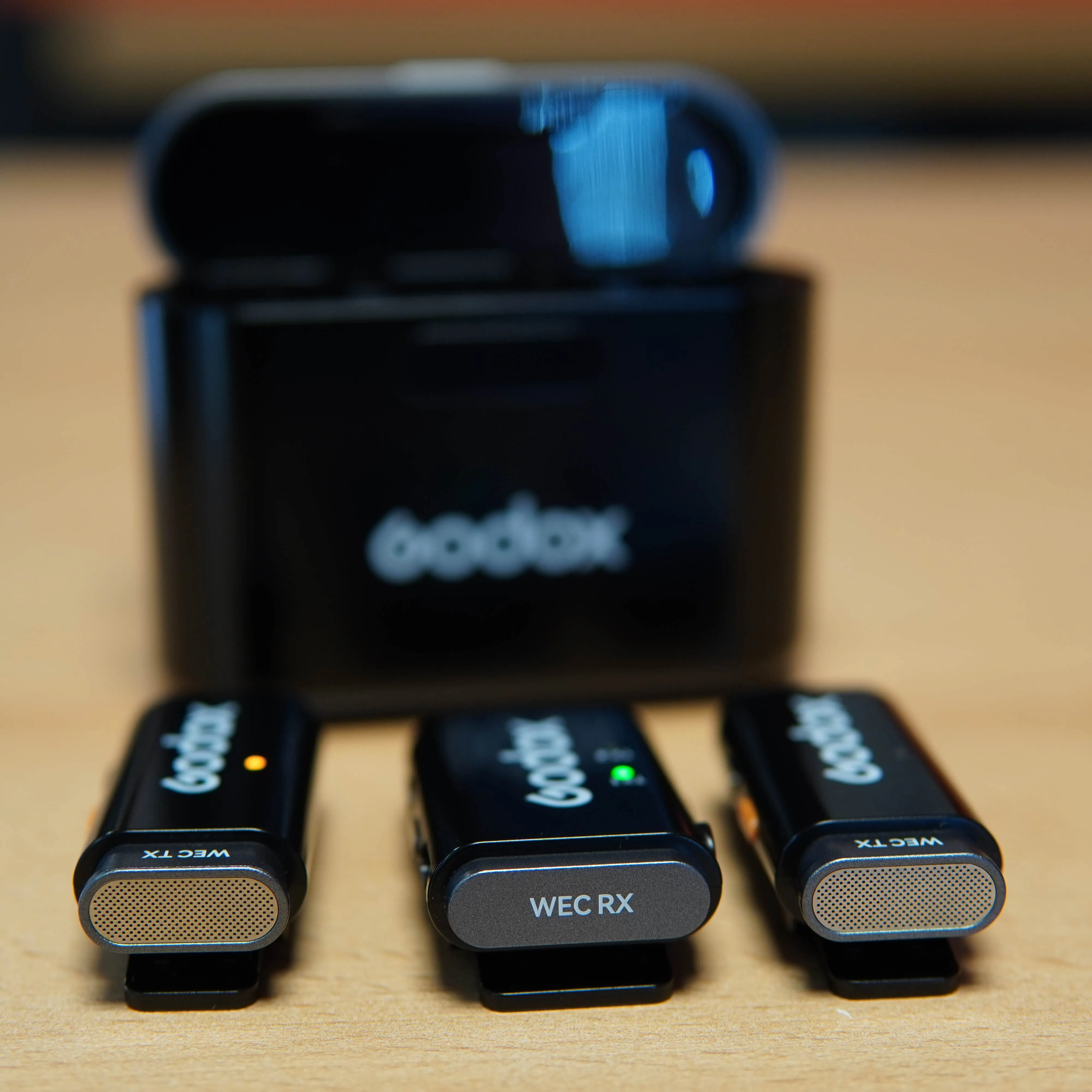 Set Microfon Wireless Godox WEC C1, Negru - imagine 9
