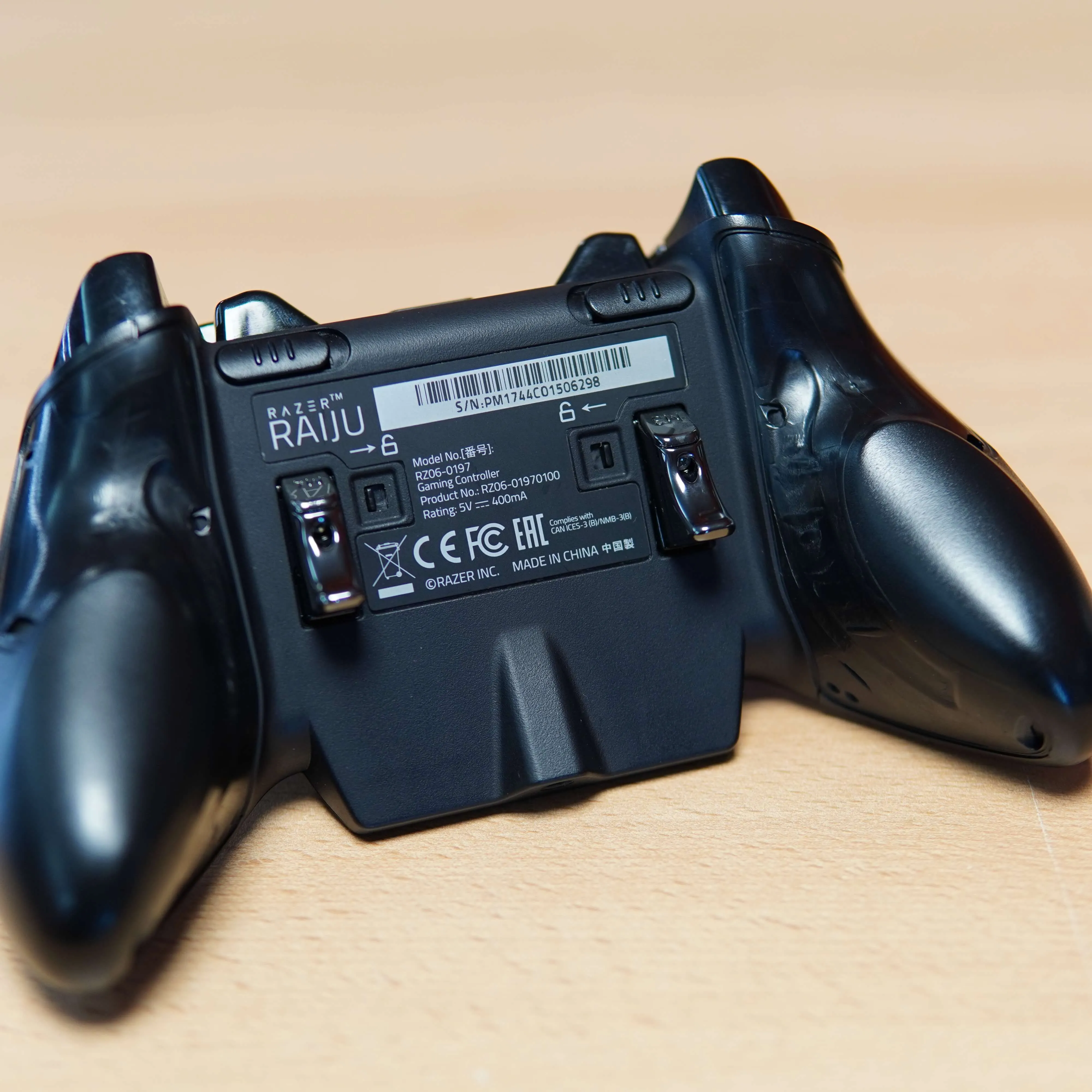 Controller Gaming cu Fir Razer Raiju pentru PS4, Negru - imagine 7