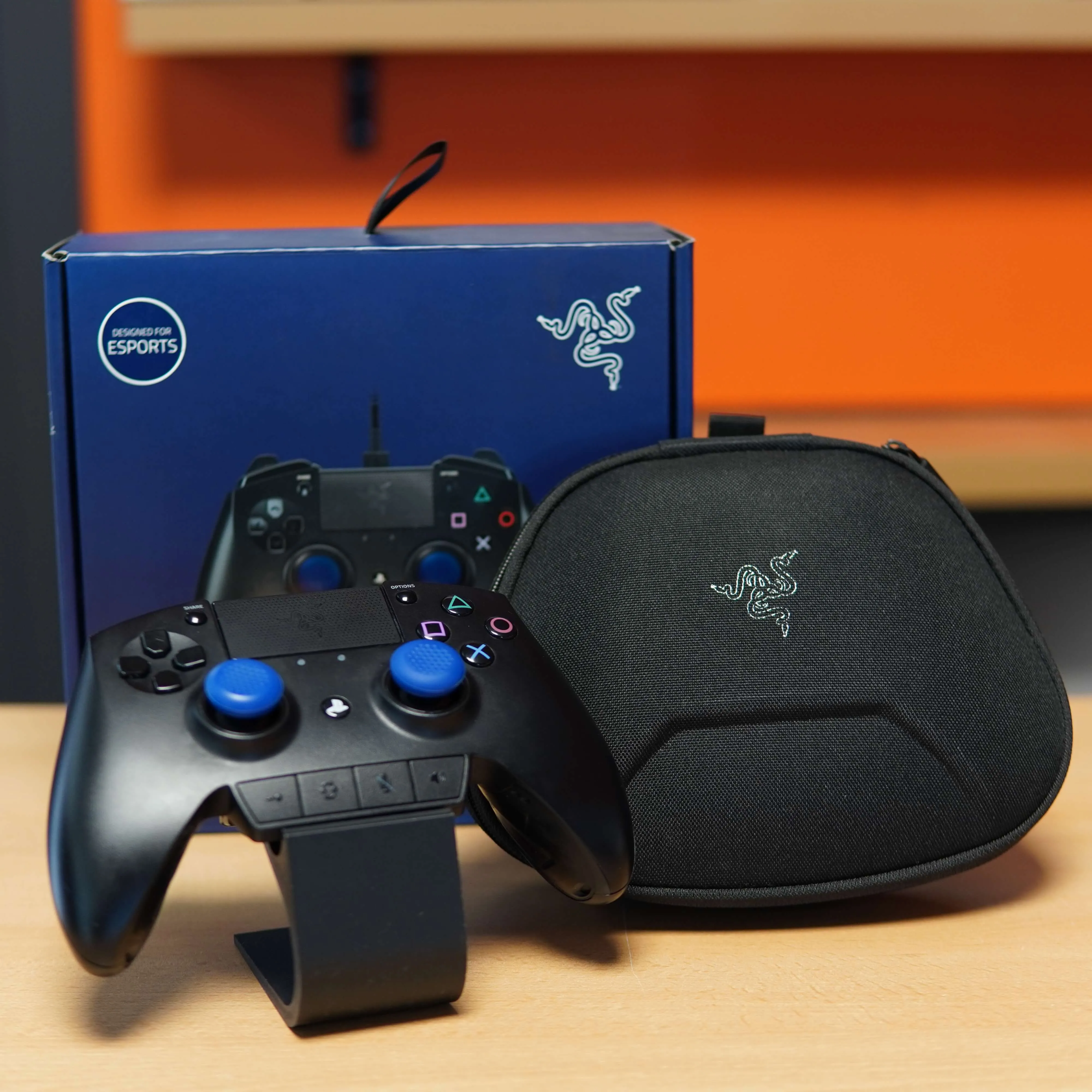 Controller Gaming cu Fir Razer Raiju pentru PS4, Negru - imagine 2