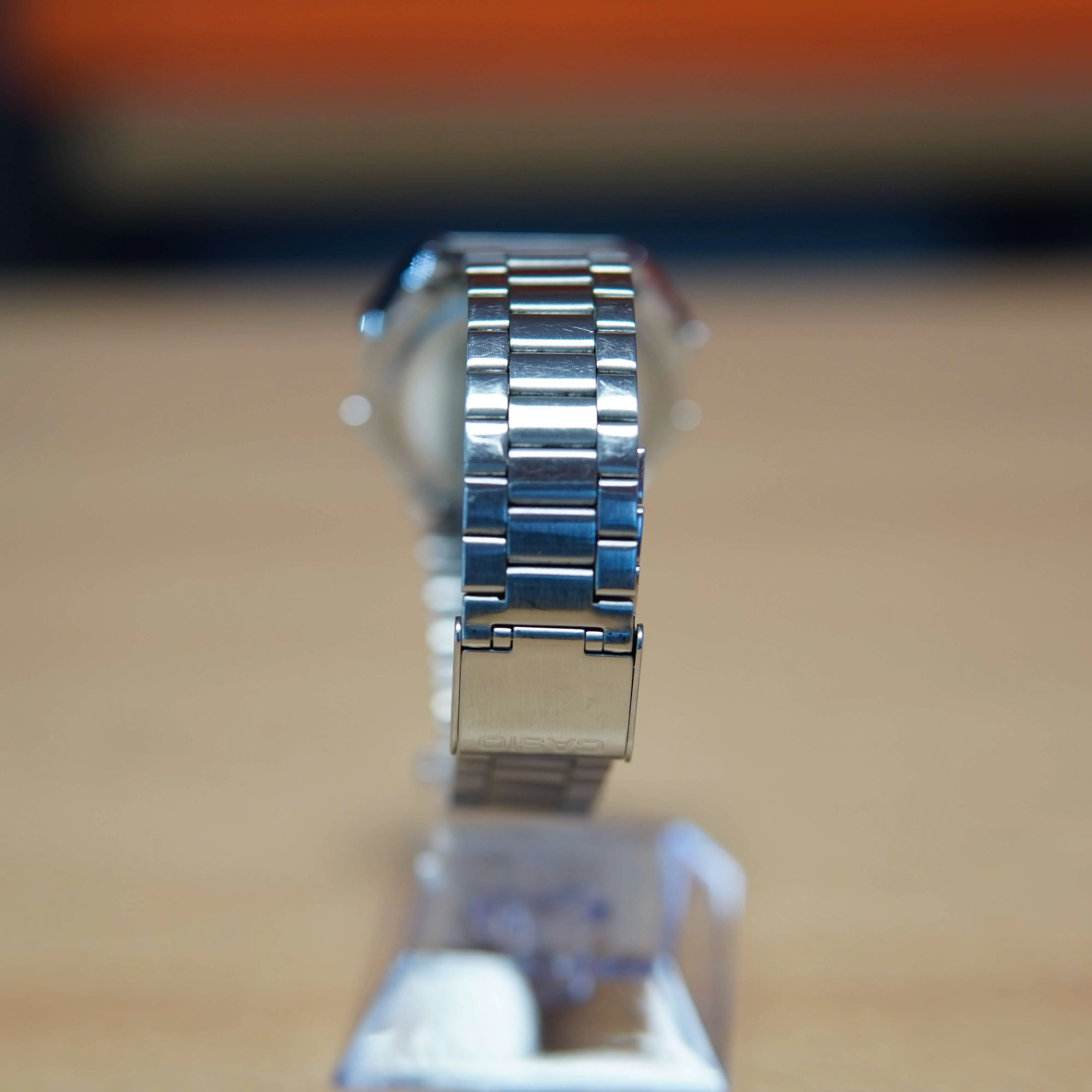 Ceas barbatesc Casio A168WE, Silver - imagine 5