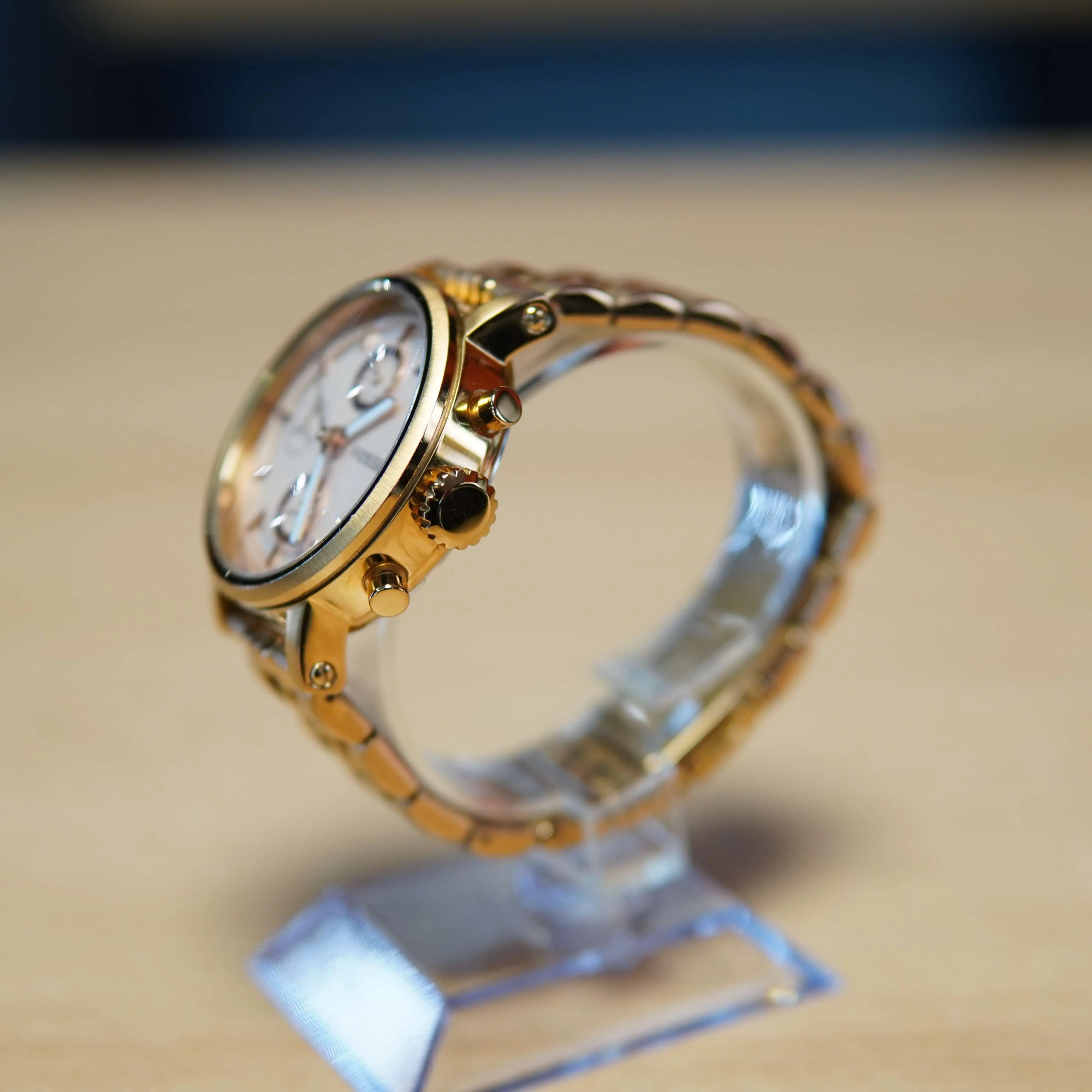 Ceas de dama Fosill ES3380, Quartz, 38mm, Roz - imagine 4