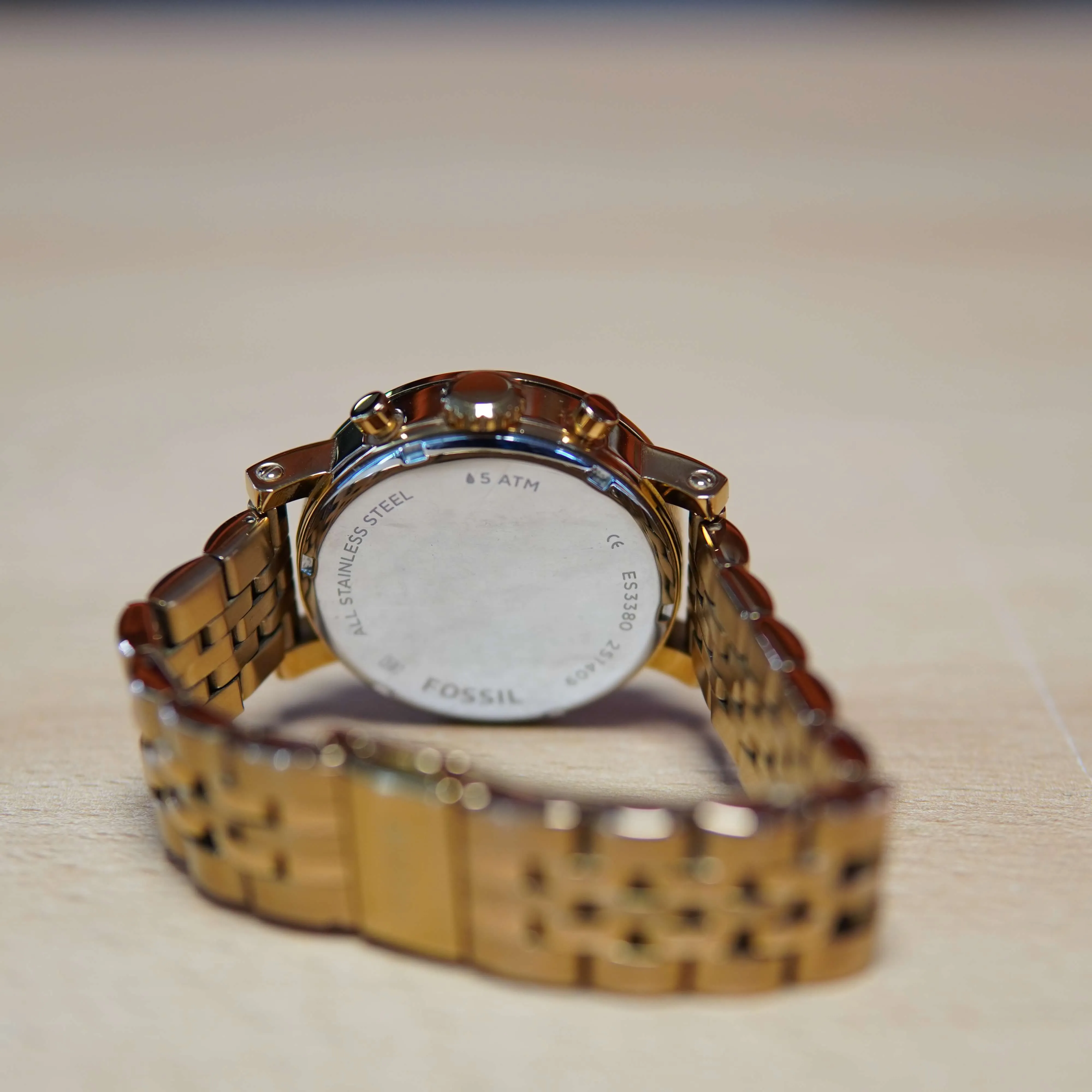 Ceas de dama Fosill ES3380, Quartz, 38mm, Roz - imagine 8