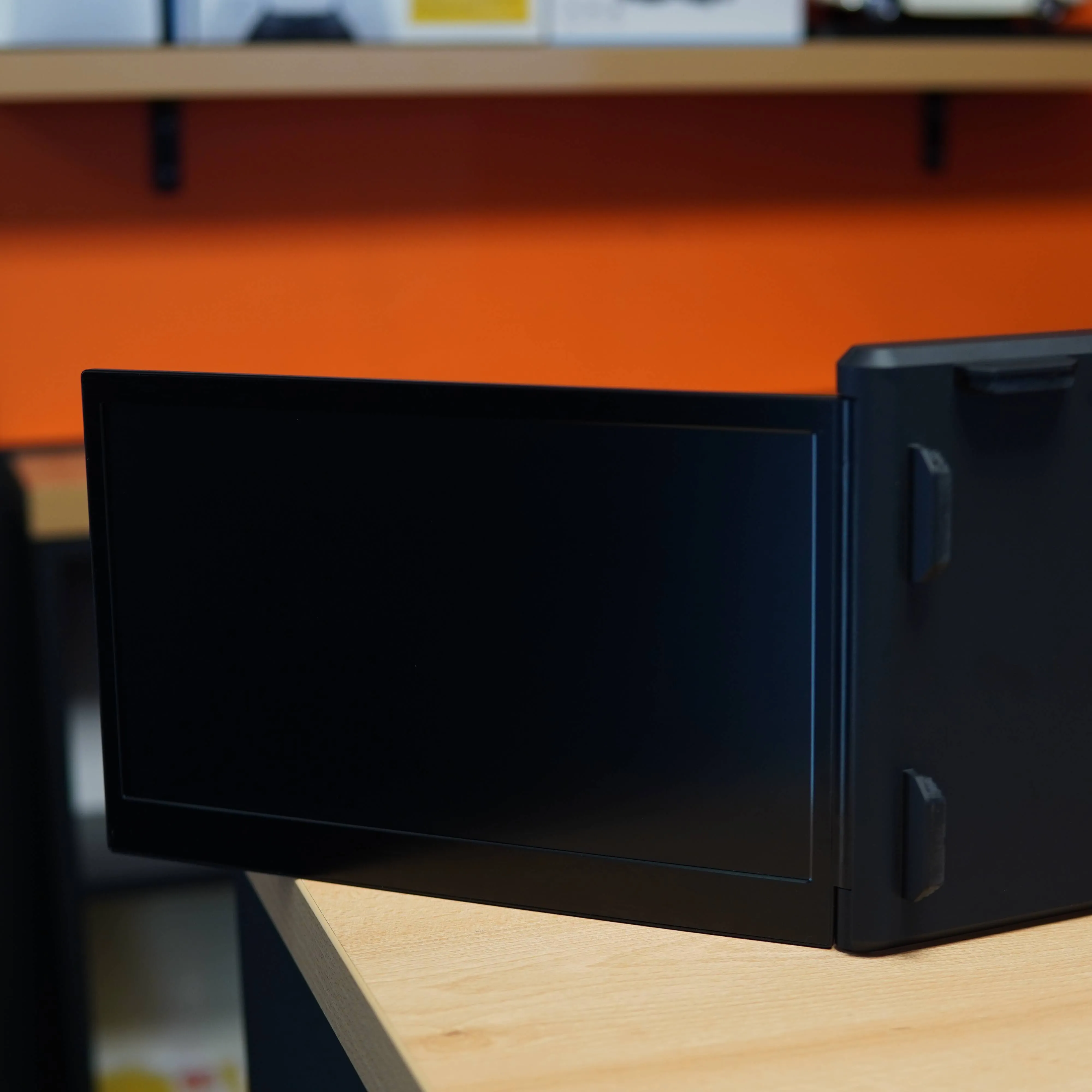 Monitor Extensibil si Portabil pentru laptop, TeamGee P2 S, Full HD, HDMI, Type-c, 12 inch, Windows / iOS, Negru - imagine 4