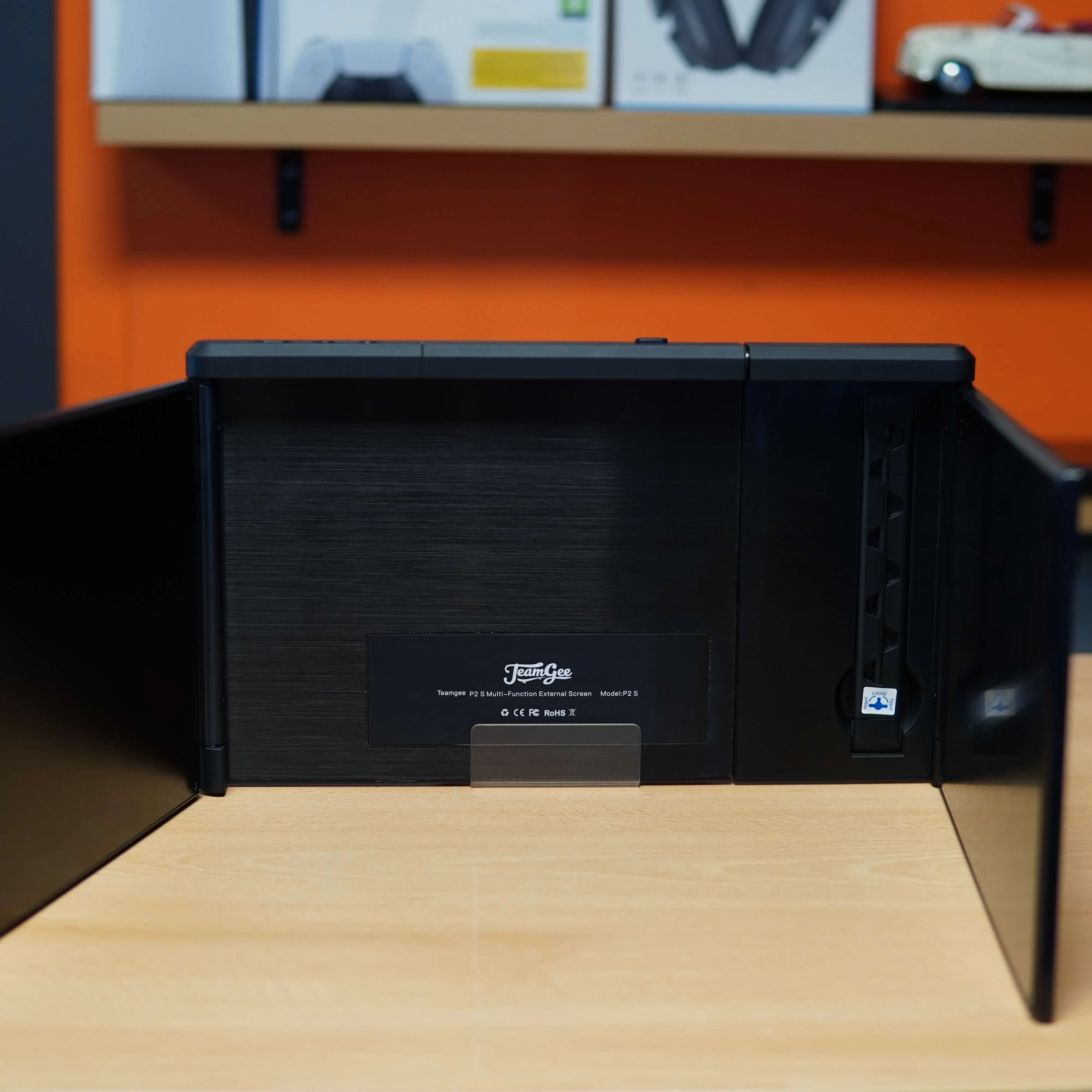 Monitor Extensibil si Portabil pentru laptop, TeamGee P2 S, Full HD, HDMI, Type-c, 12 inch, Windows / iOS, Negru - imagine 6