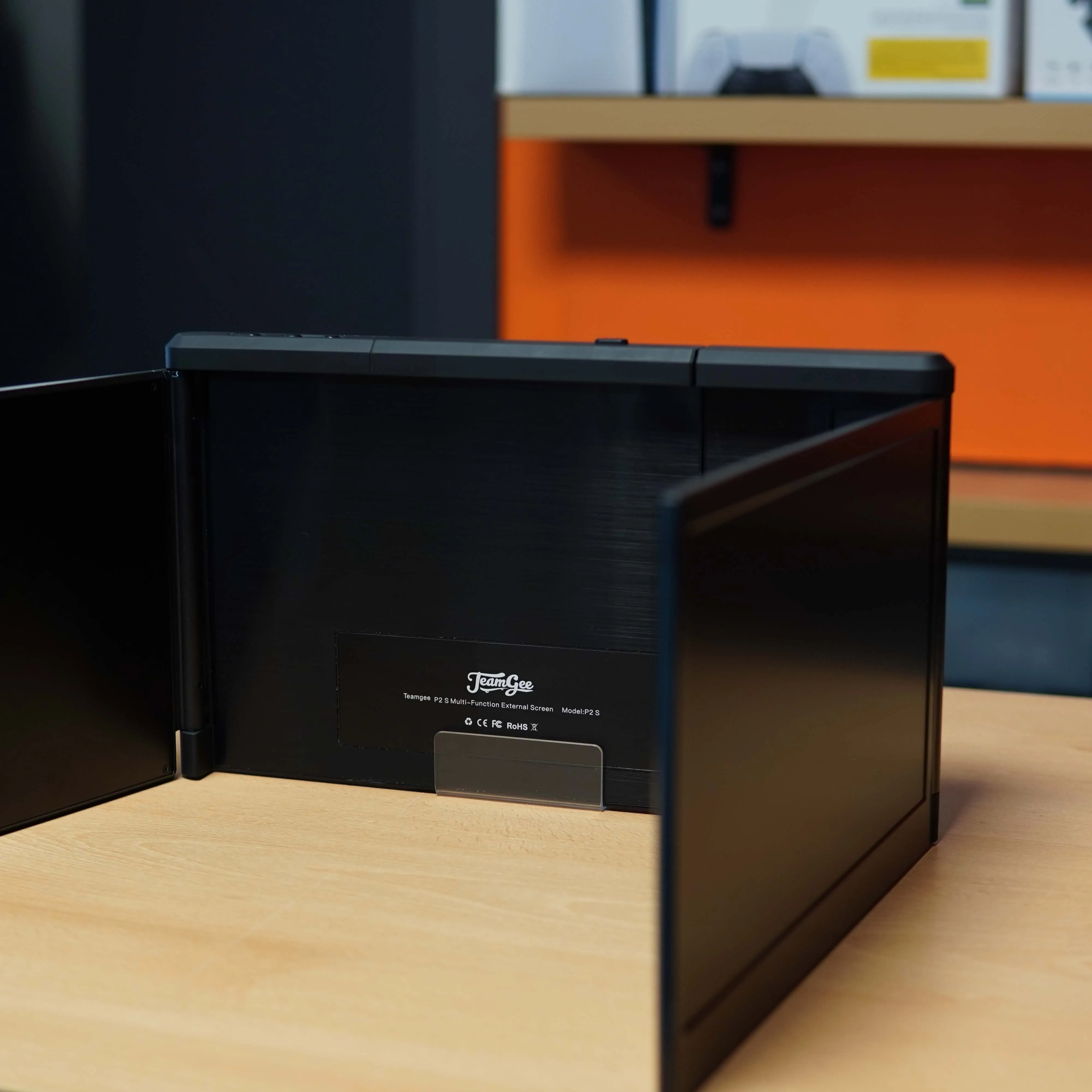 Monitor Extensibil si Portabil pentru laptop, TeamGee P2 S, Full HD, HDMI, Type-c, 12 inch, Windows / iOS, Negru - imagine 9