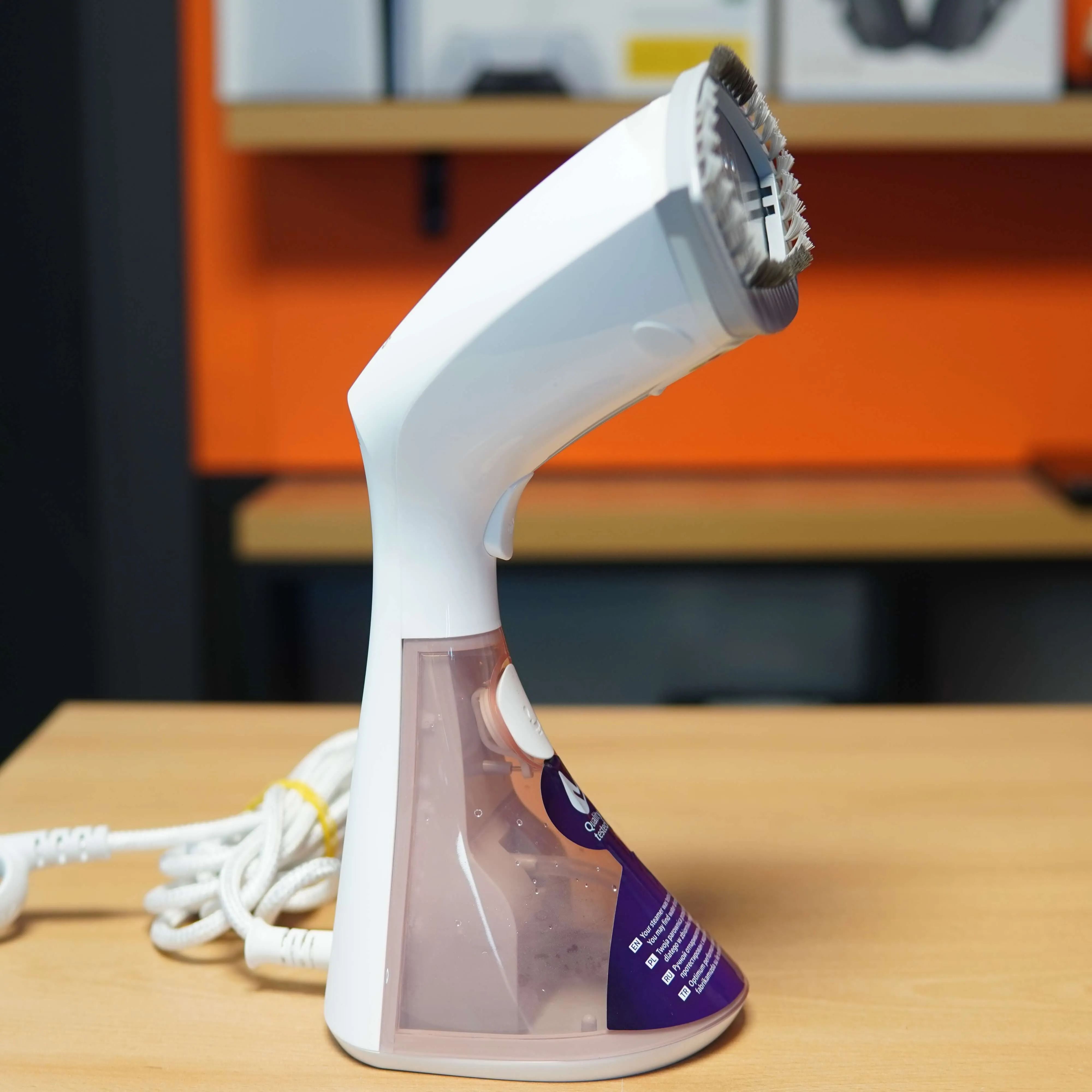Aparat de calcat vertical cu aburi Philips GC801/10 Seria 8000, De-Calc si Optimal Temp - imagine 3