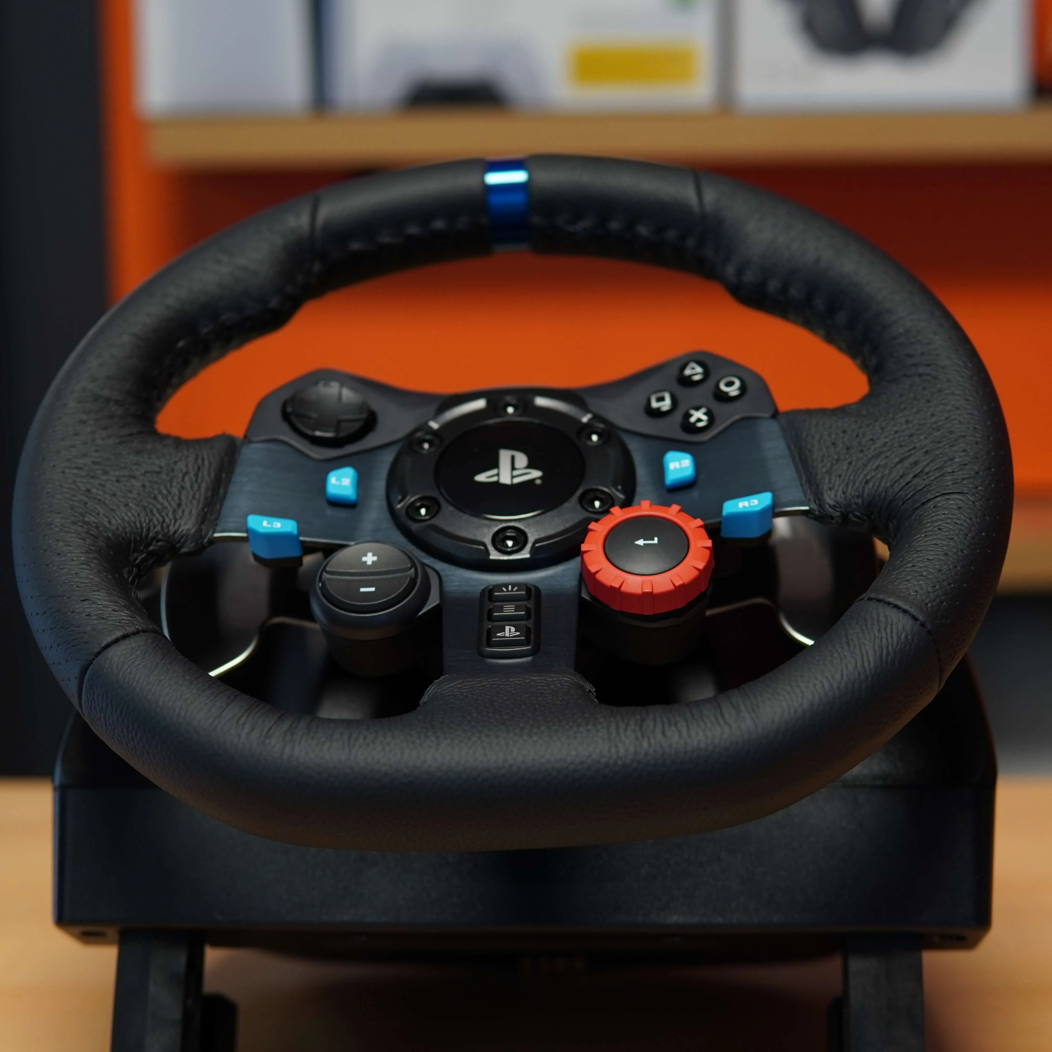 Volan Logitech Driving Force G29 + Schimbator Joystick Logitech Driving Force, PC, PS3, PS4, PS5 - imagine 11