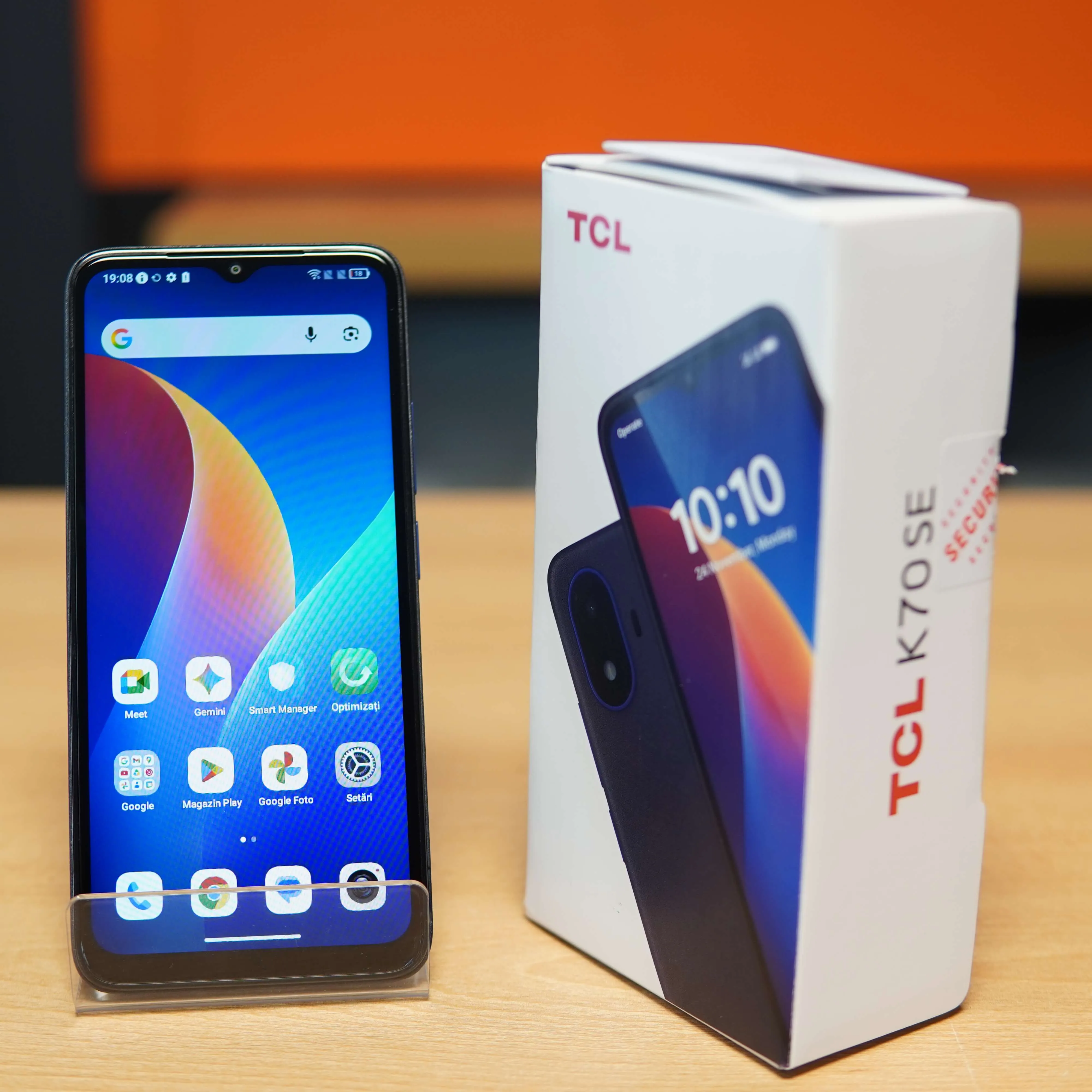 TCL K70 SE 64 GB, 4 + 2 GB RAM, Dual Sim, Negru - imagine 2