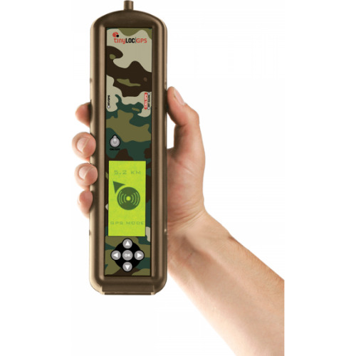 Transmitator pentru caini TINYLOC R2 Finder GPS, pana la 100 de caini, 2700 de canale, Aplicatie, intre 10-40 ore de functionare, Bluetooth, IP20