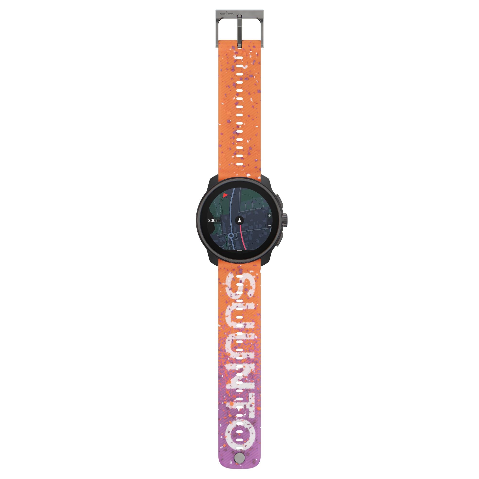 Smartwatch Sport Suunto Race S 45 mm, 5 ATM, Otel, Power Orange - imagine 3