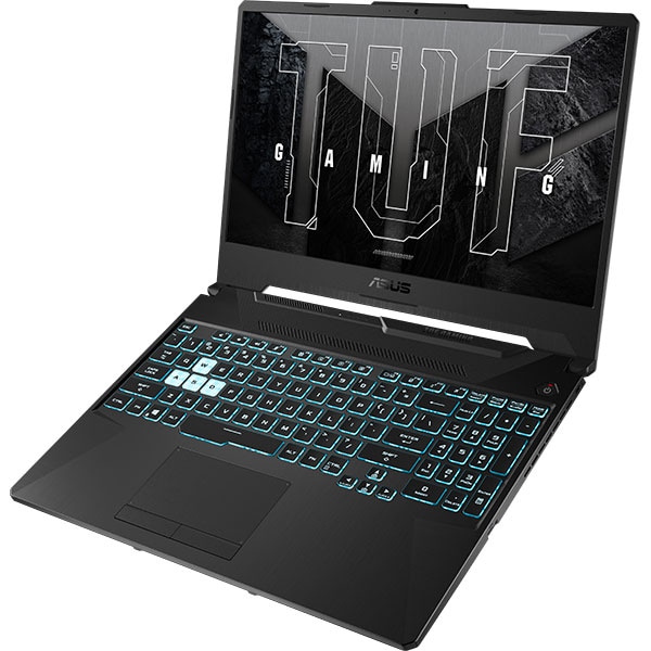 Laptop Gaming ASUS TUF F15 FX506H, Display 15.6 inch FHD, 144Hz, Intel Core i5-11400H 2.7 GHz, 8 Gb RAM 3200 MHz, SSD 512 Gb NVMe, nVidia GeForce RTX 3050 4 Gb, Wi-Fi 6, Aura RGB, HDMI, Ethernet, USB-C, Graphite Black - imagine 3