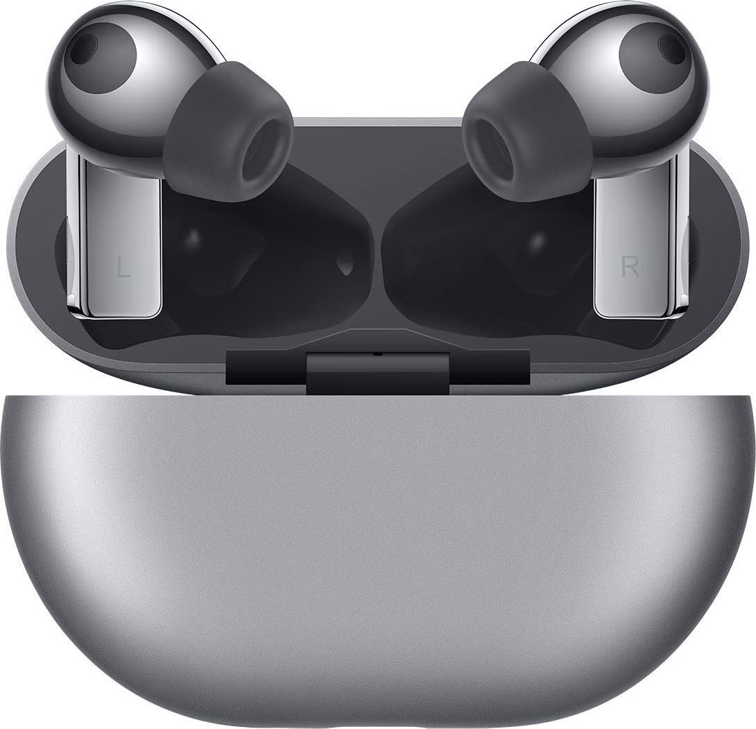 Casti audio In-Ear Huawei FreeBuds Pro, True Wireless, Bluetooth, Noise Cancelling, T0003, Silver Frost - imagine 2